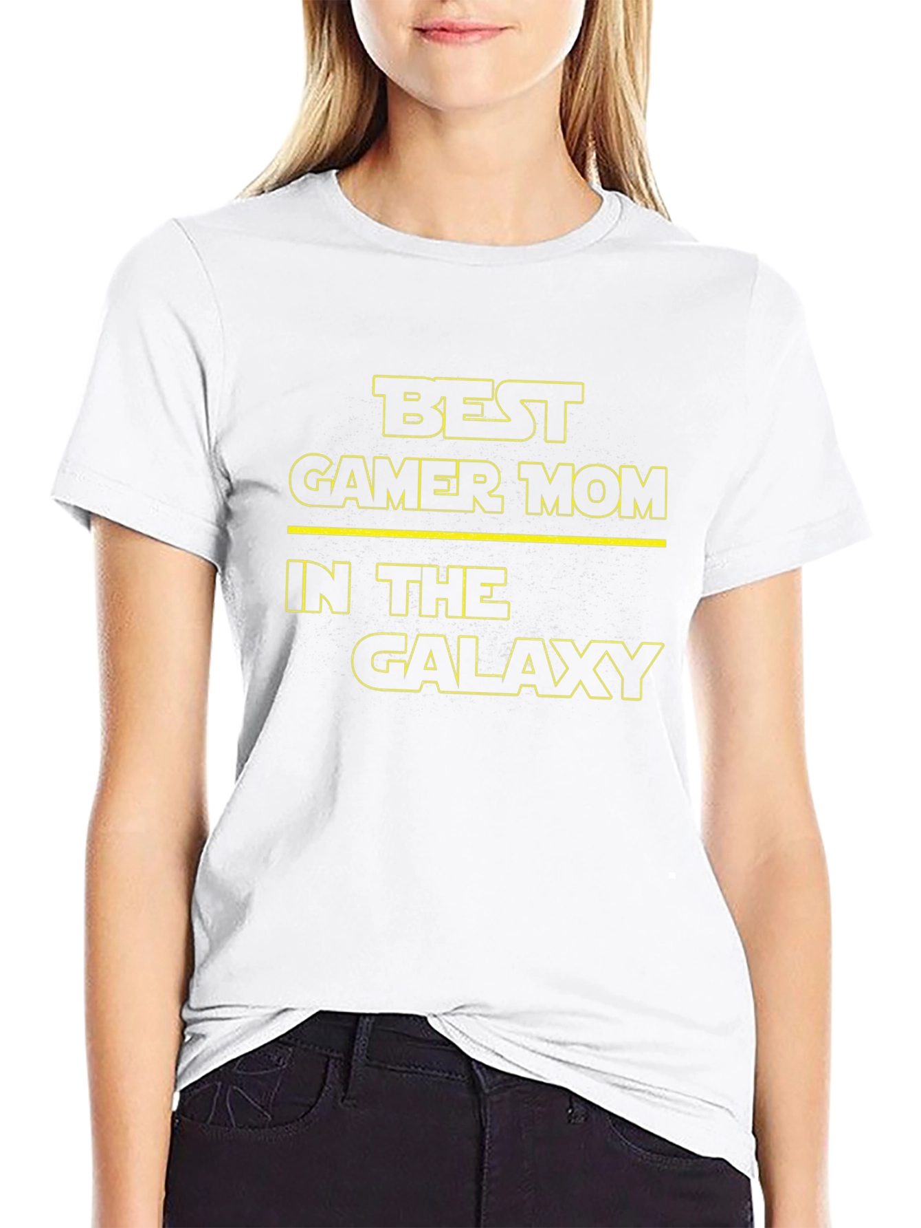 Best Gamer Mom in the Galaxy Black T-Shirt