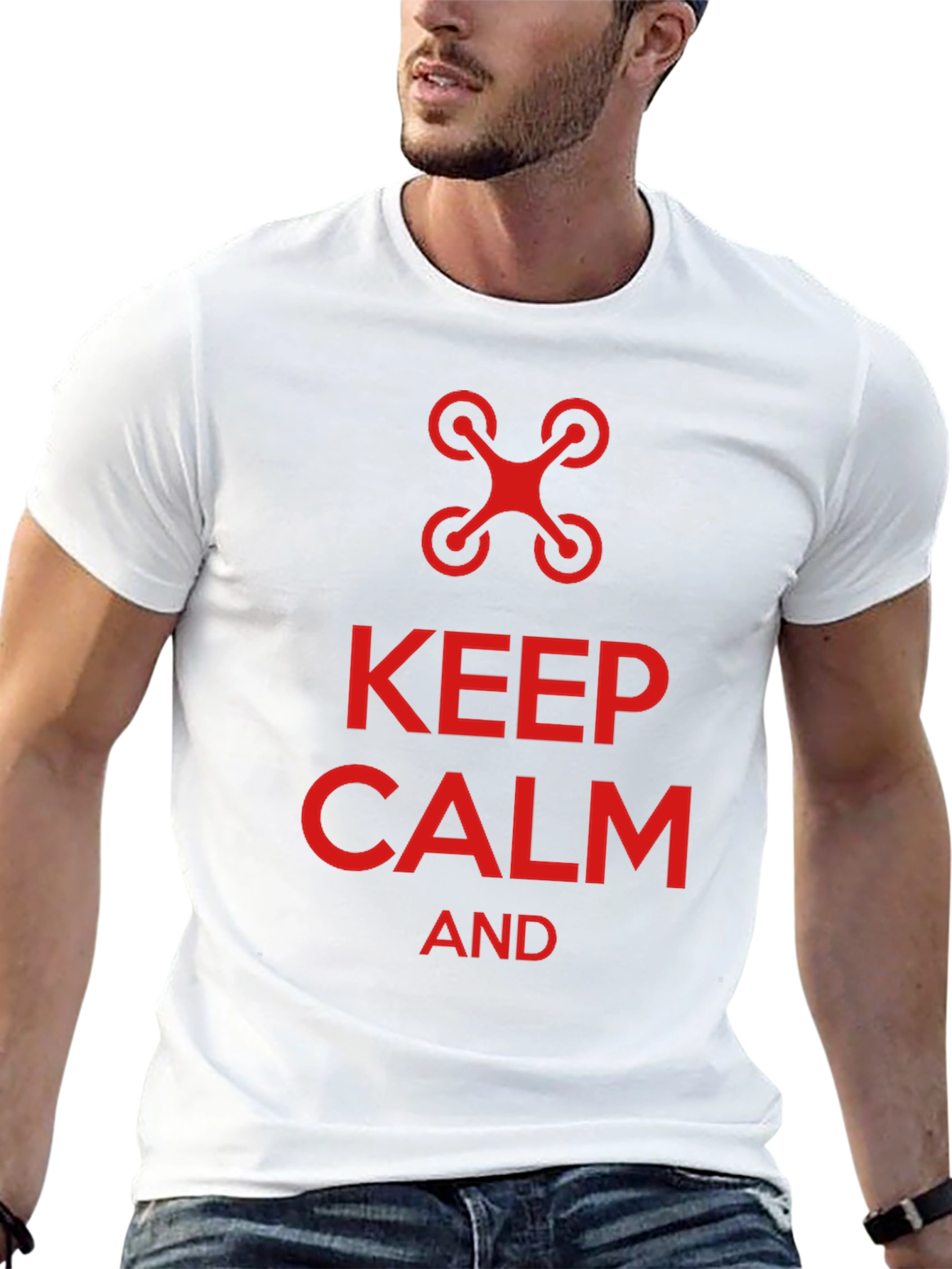 Keep Calm and Fly Drone T-Shirt - Novelty Tee