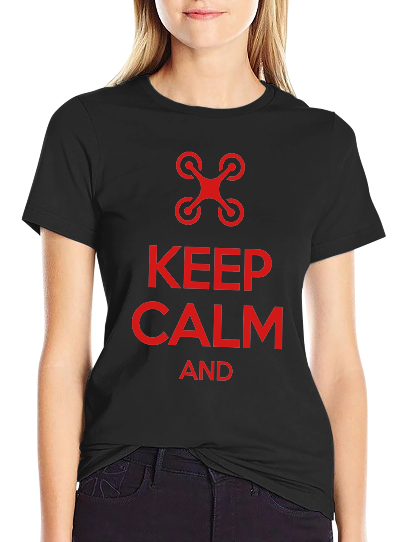 Keep Calm and Fly Drone T-Shirt - Novelty Tee
