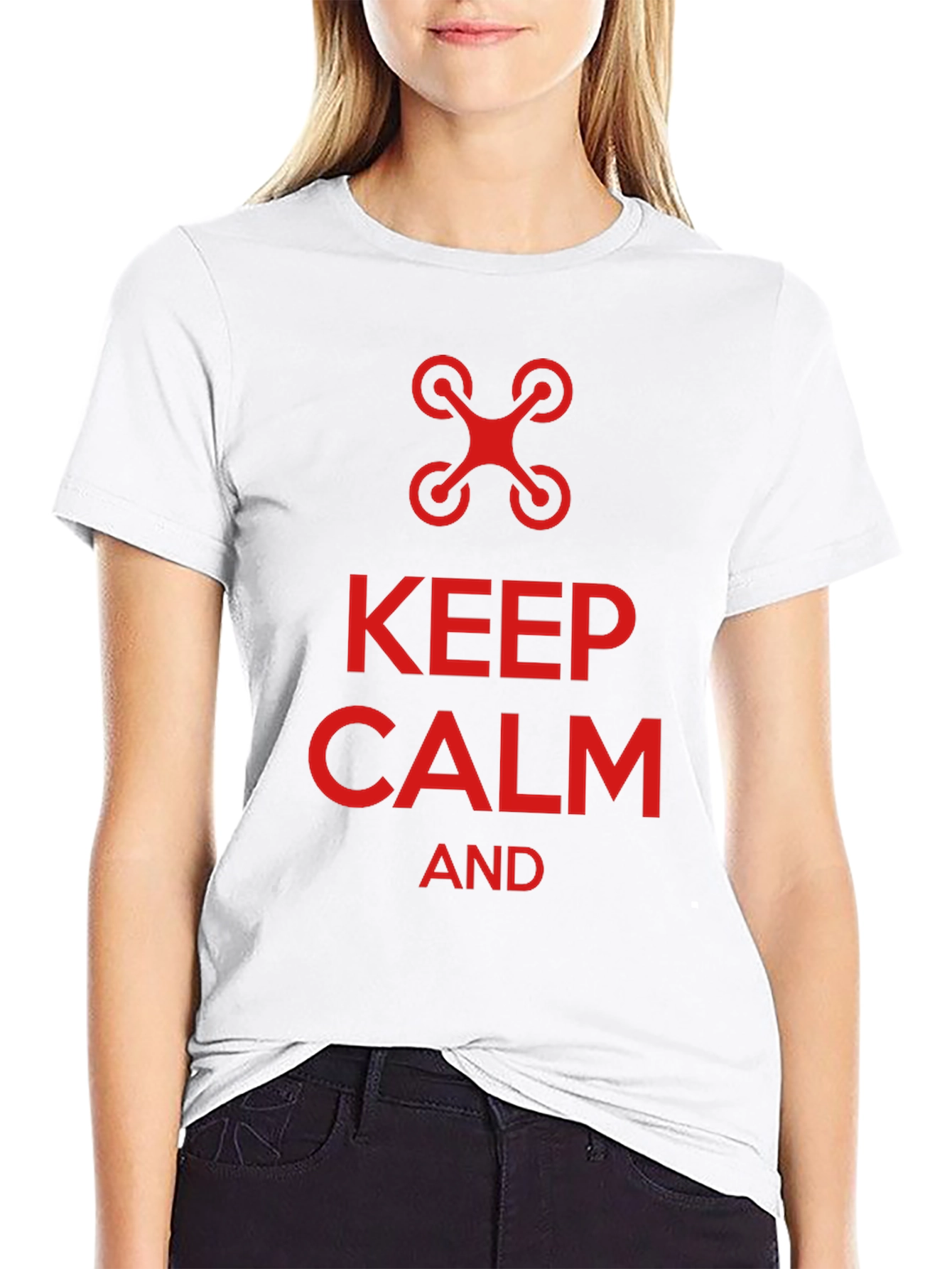 Keep Calm and Fly Drone T-Shirt - Novelty Tee