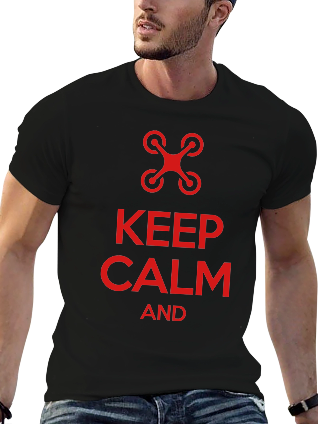 Keep Calm and Fly Drone T-Shirt - Novelty Tee