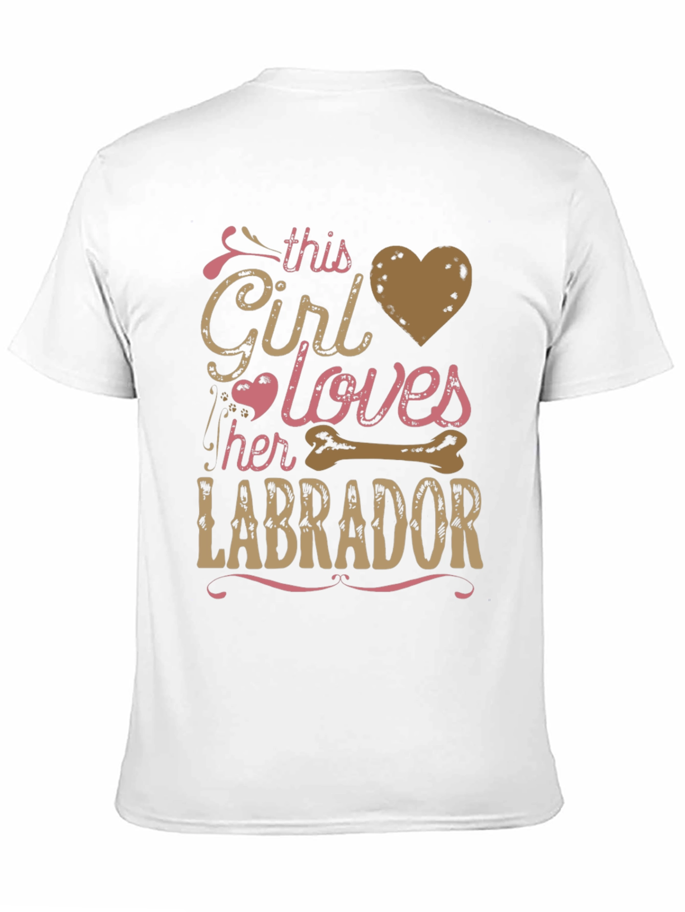 Girl Loves Labrador T-Shirt