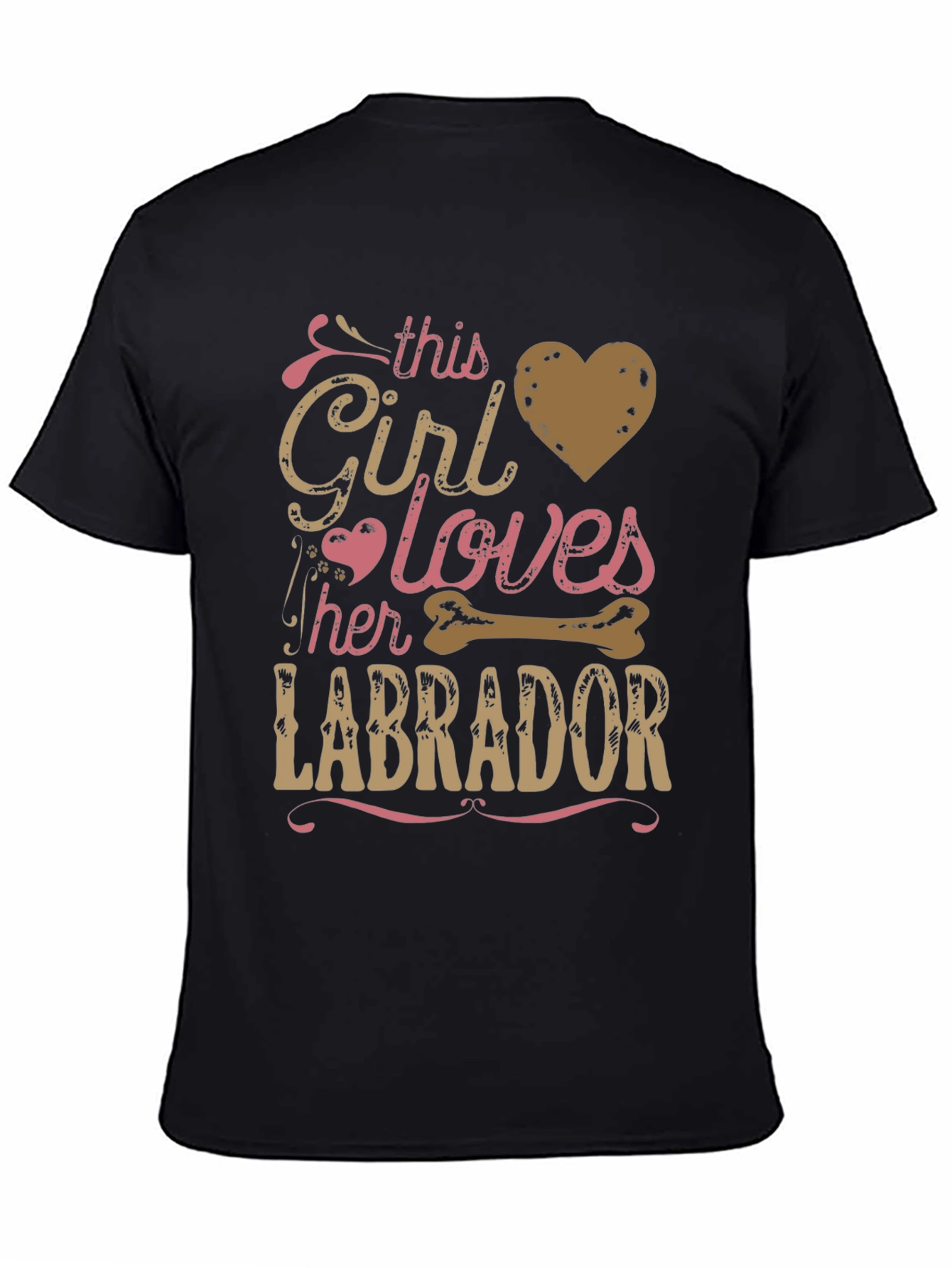 Girl Loves Labrador T-Shirt
