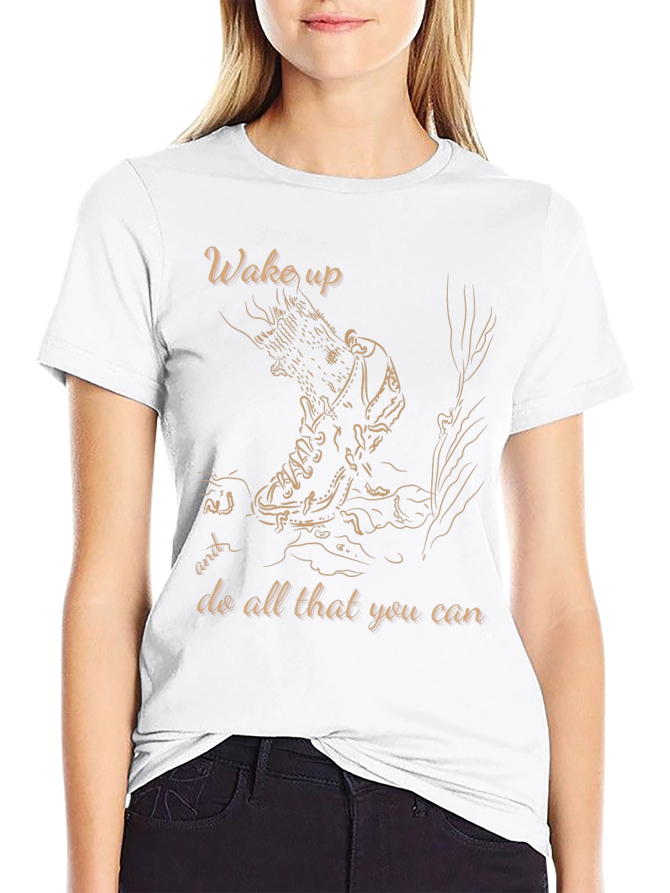 Wake Up Graphic Tee - Inspiration Shirt