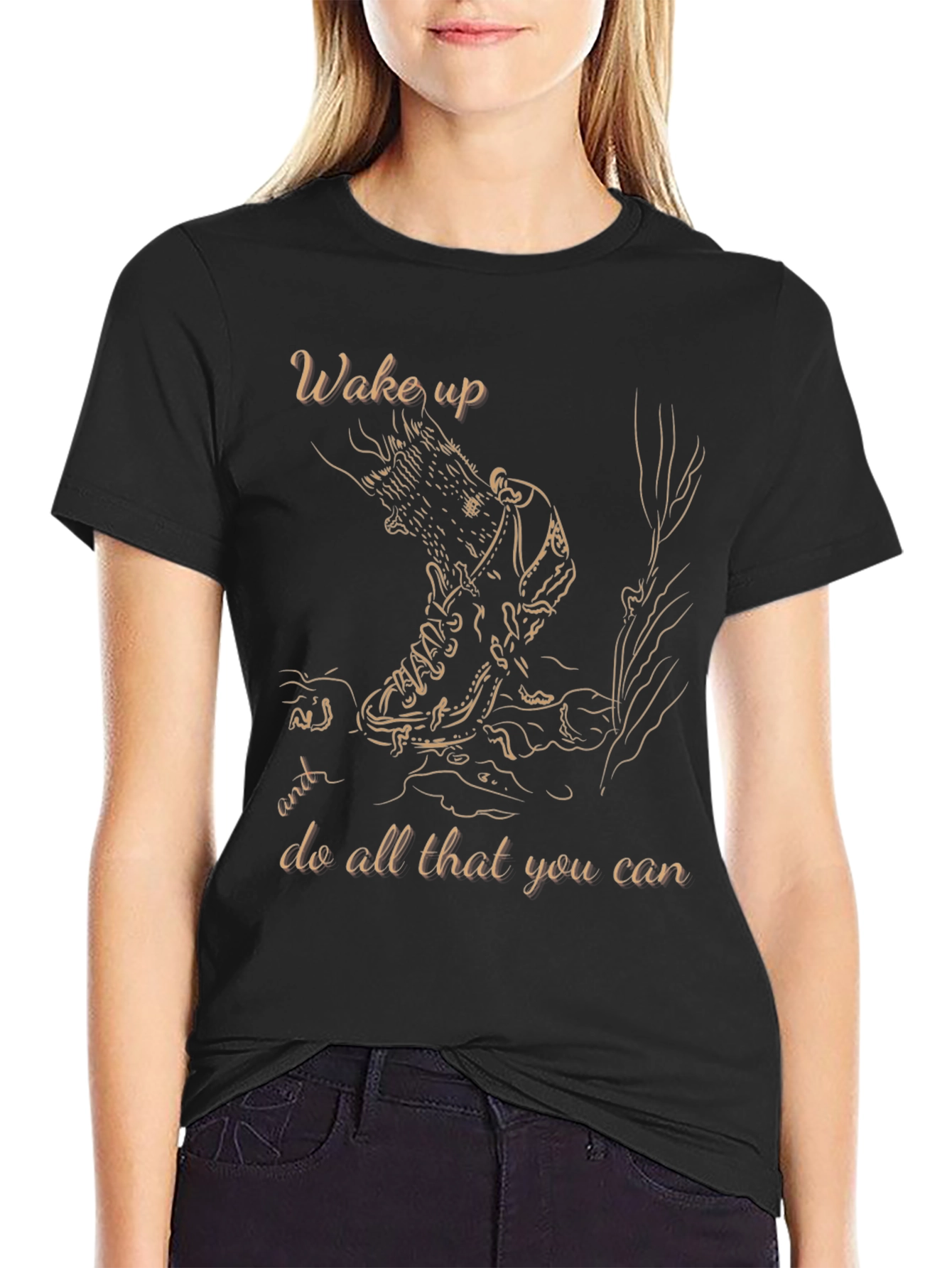 Wake Up Graphic Tee - Inspiration Shirt
