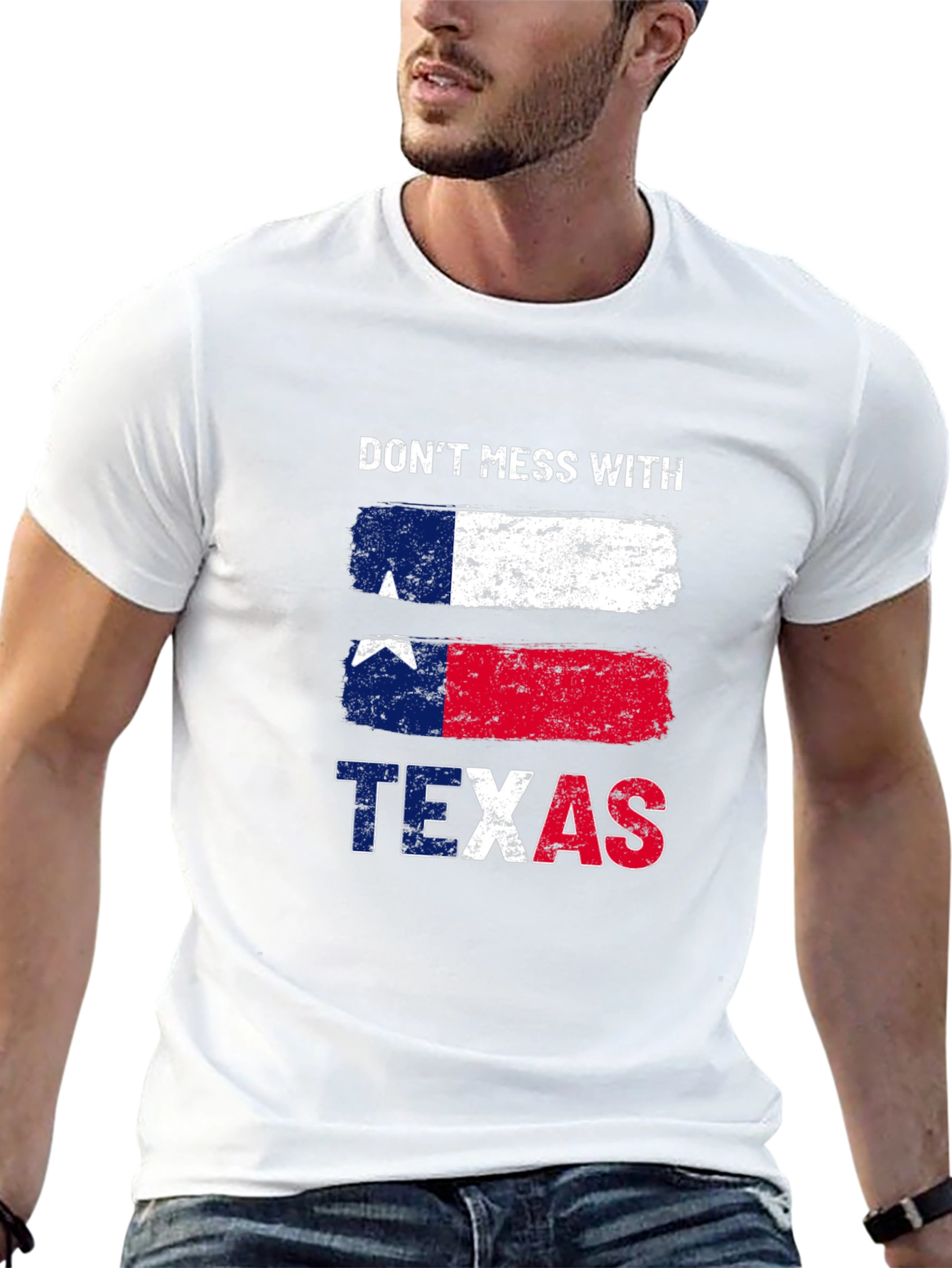 Dont Mess with Texas T-Shirt Black Cotton