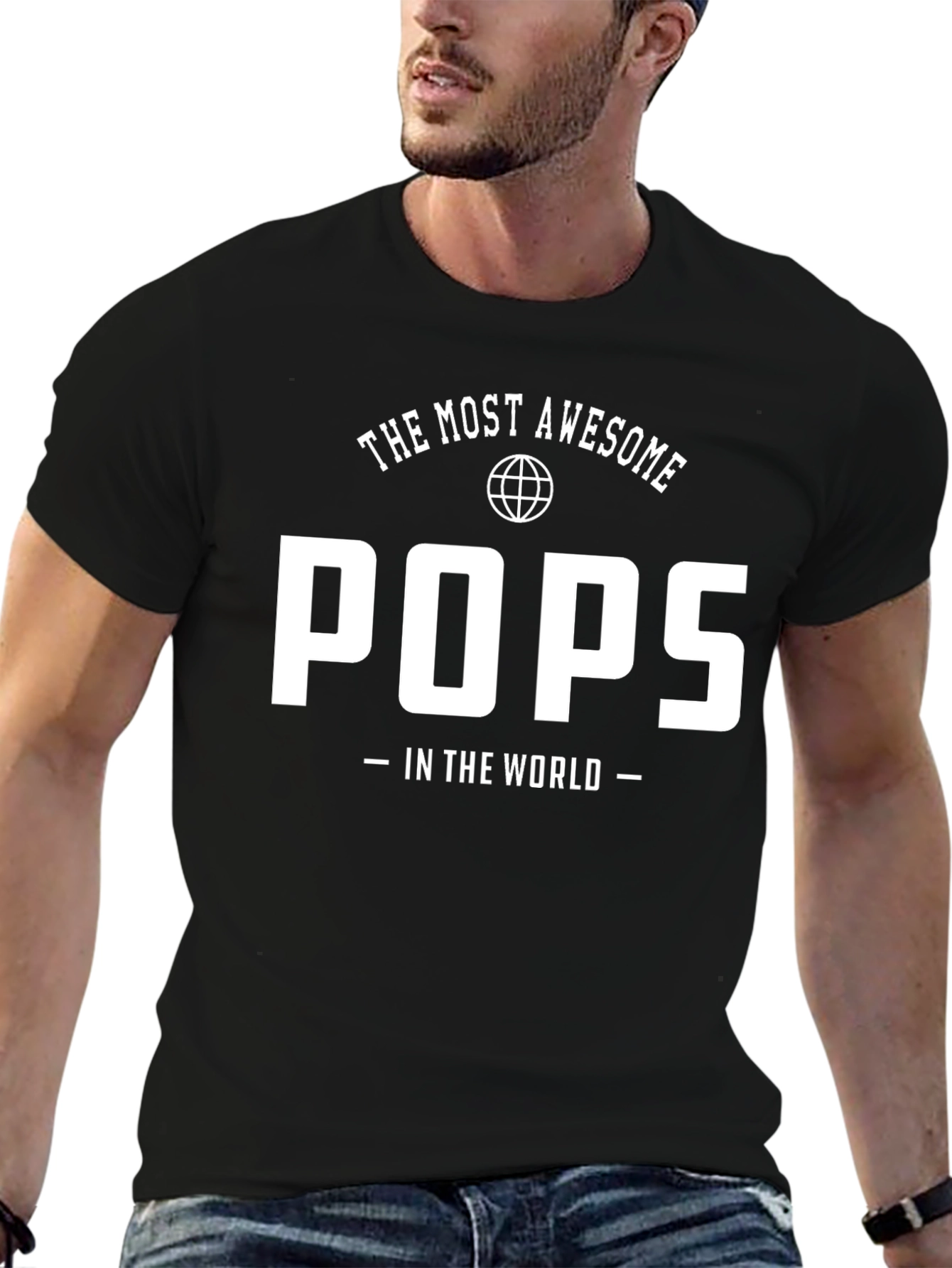 Awesome Pops T-Shirt - Gift for Dad