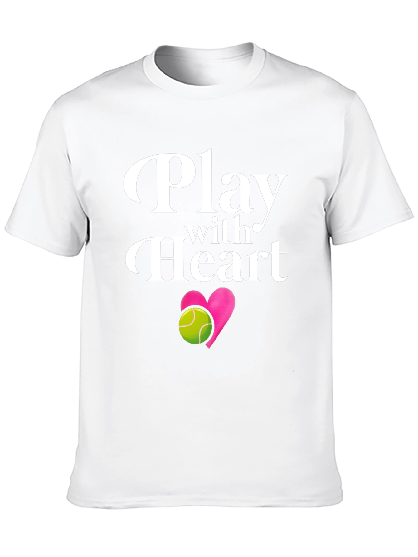 Play with Heart Black Graphic Tee