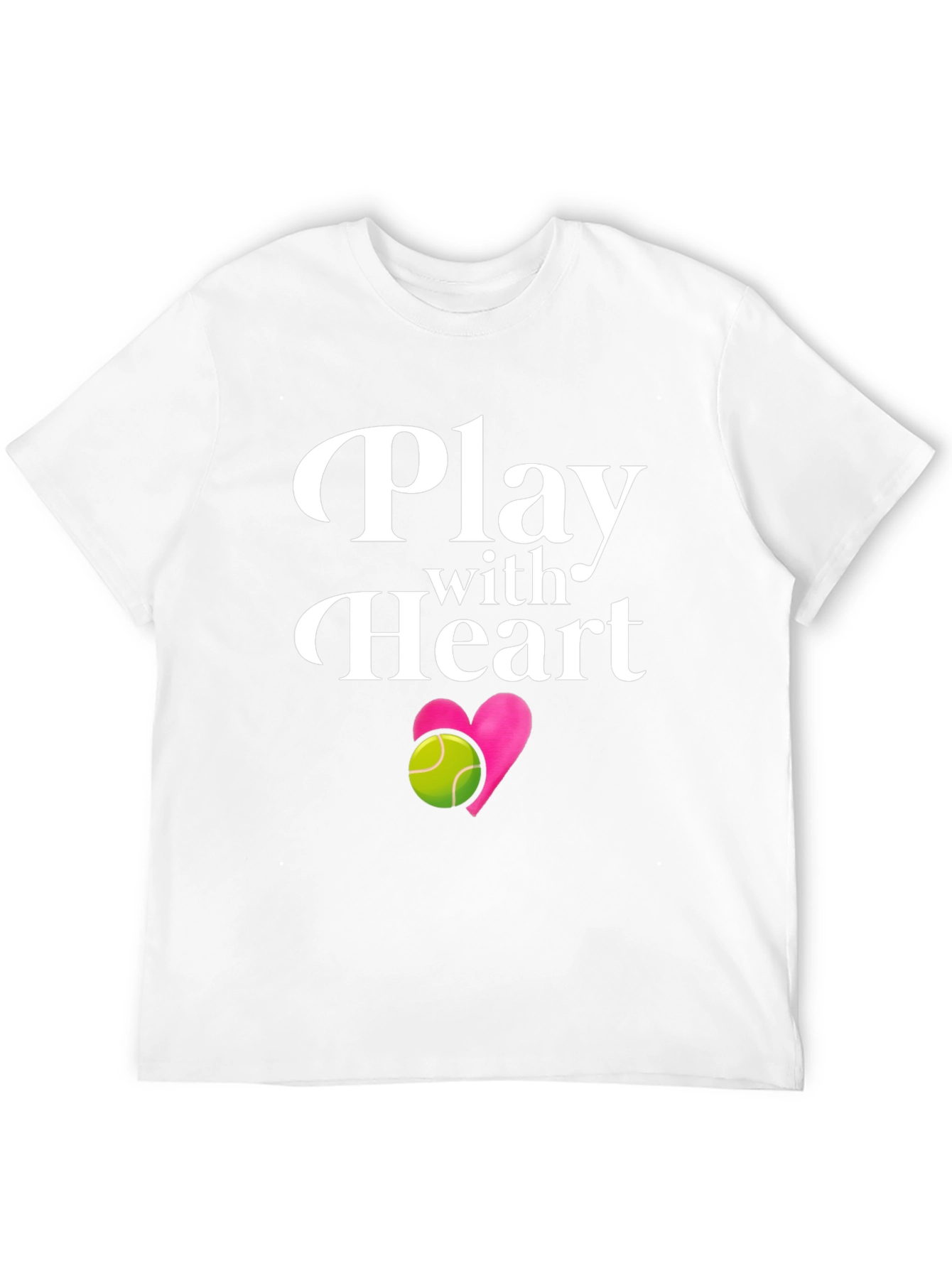 Play with Heart Black Graphic Tee