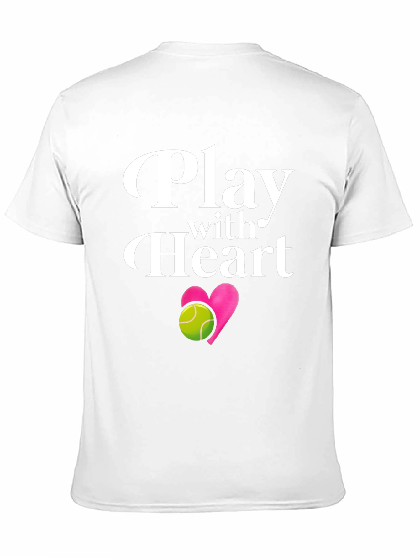Play with Heart Black Graphic Tee
