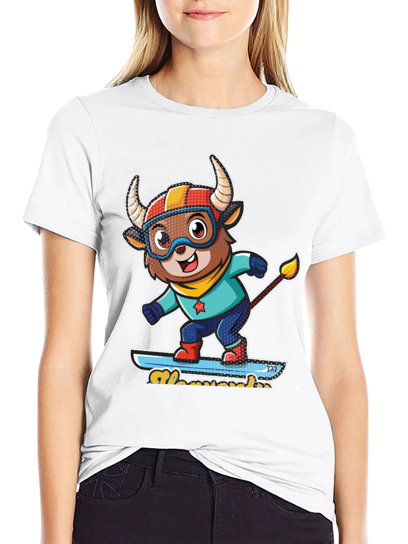 Funny Bull Skateboard T-Shirt