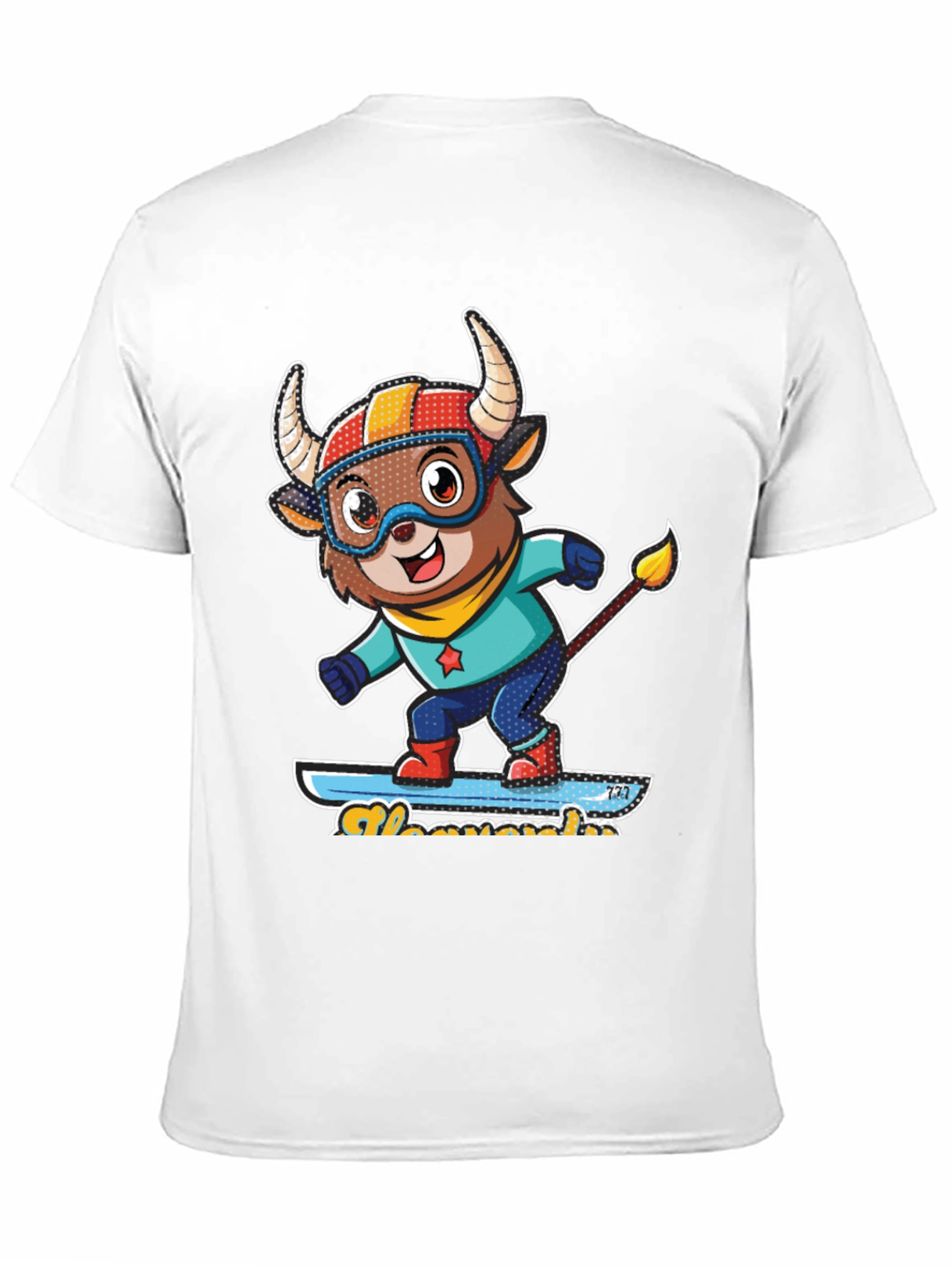 Funny Bull Skateboard T-Shirt