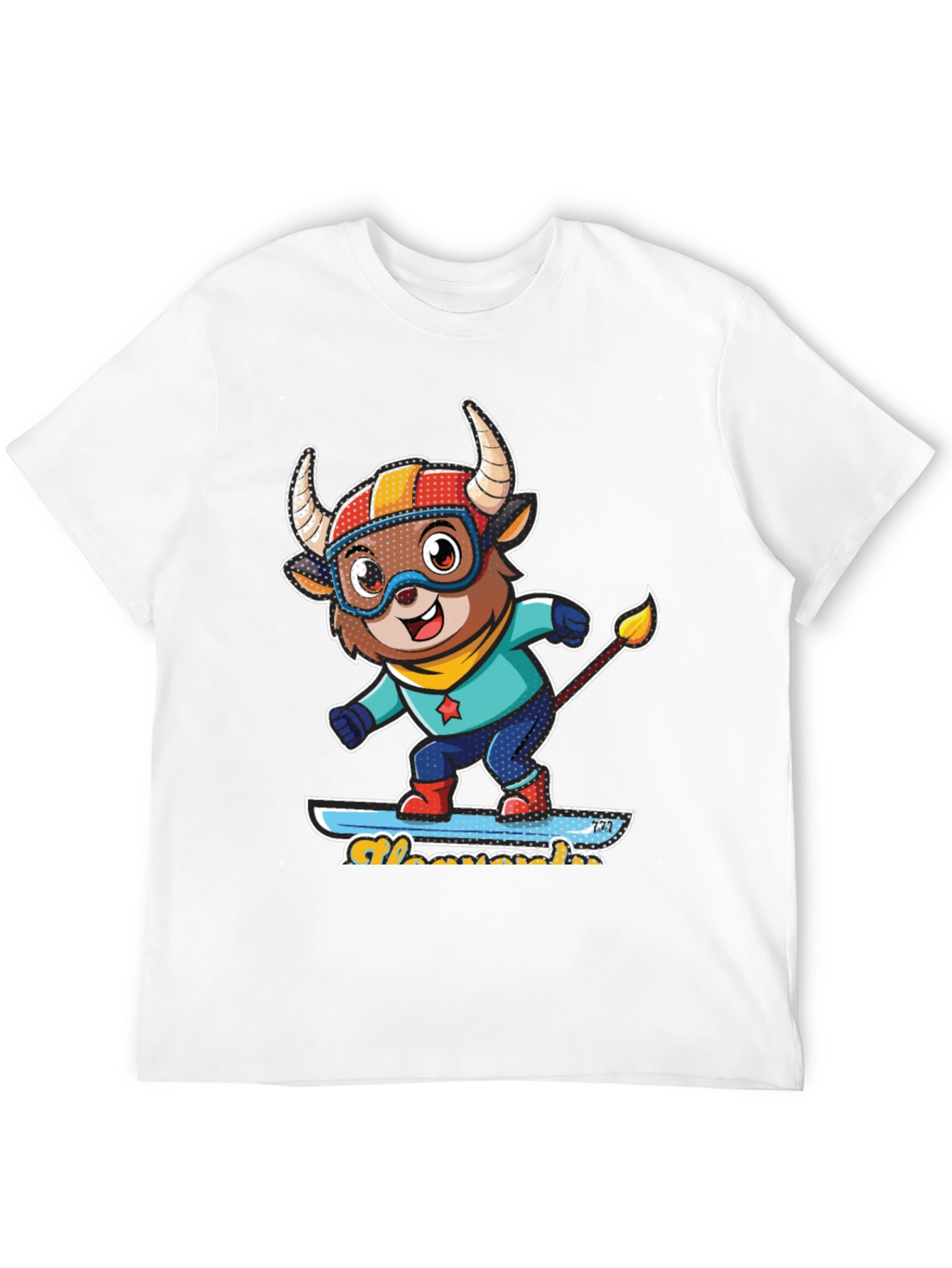 Funny Bull Skateboard T-Shirt