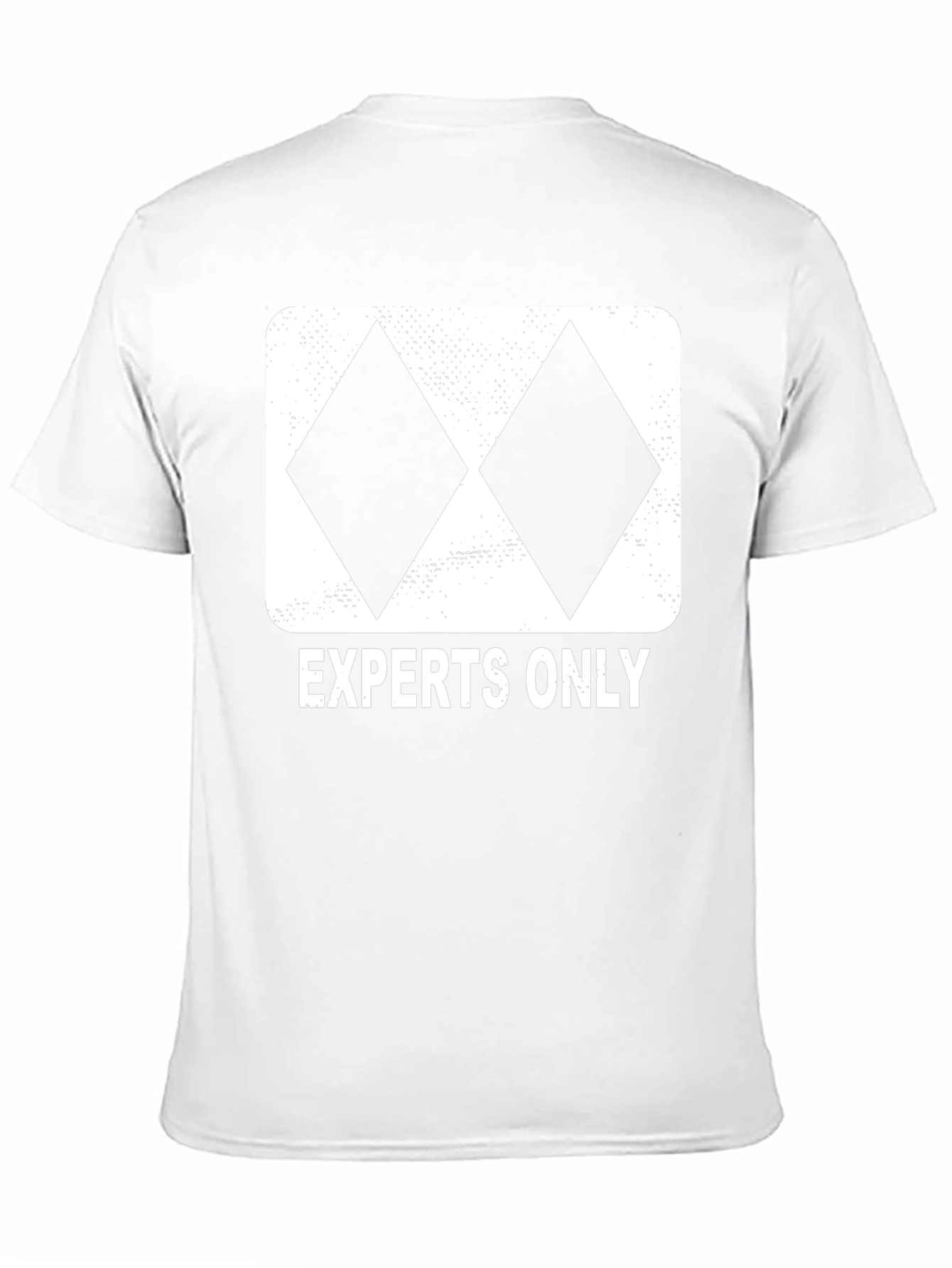 Experts Only Skiing Black T-Shirt
