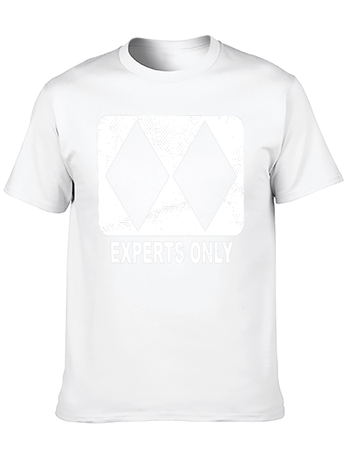 Experts Only Skiing Black T-Shirt