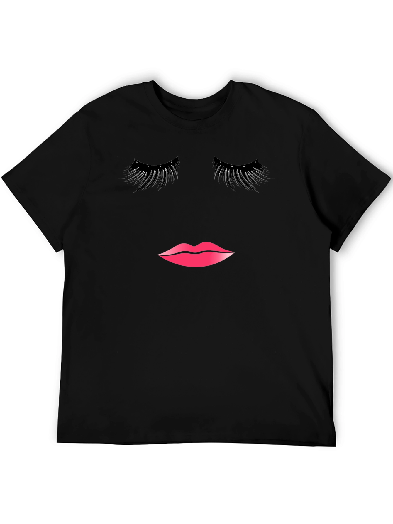 Eyelashes & Lips Graphic T-Shirt