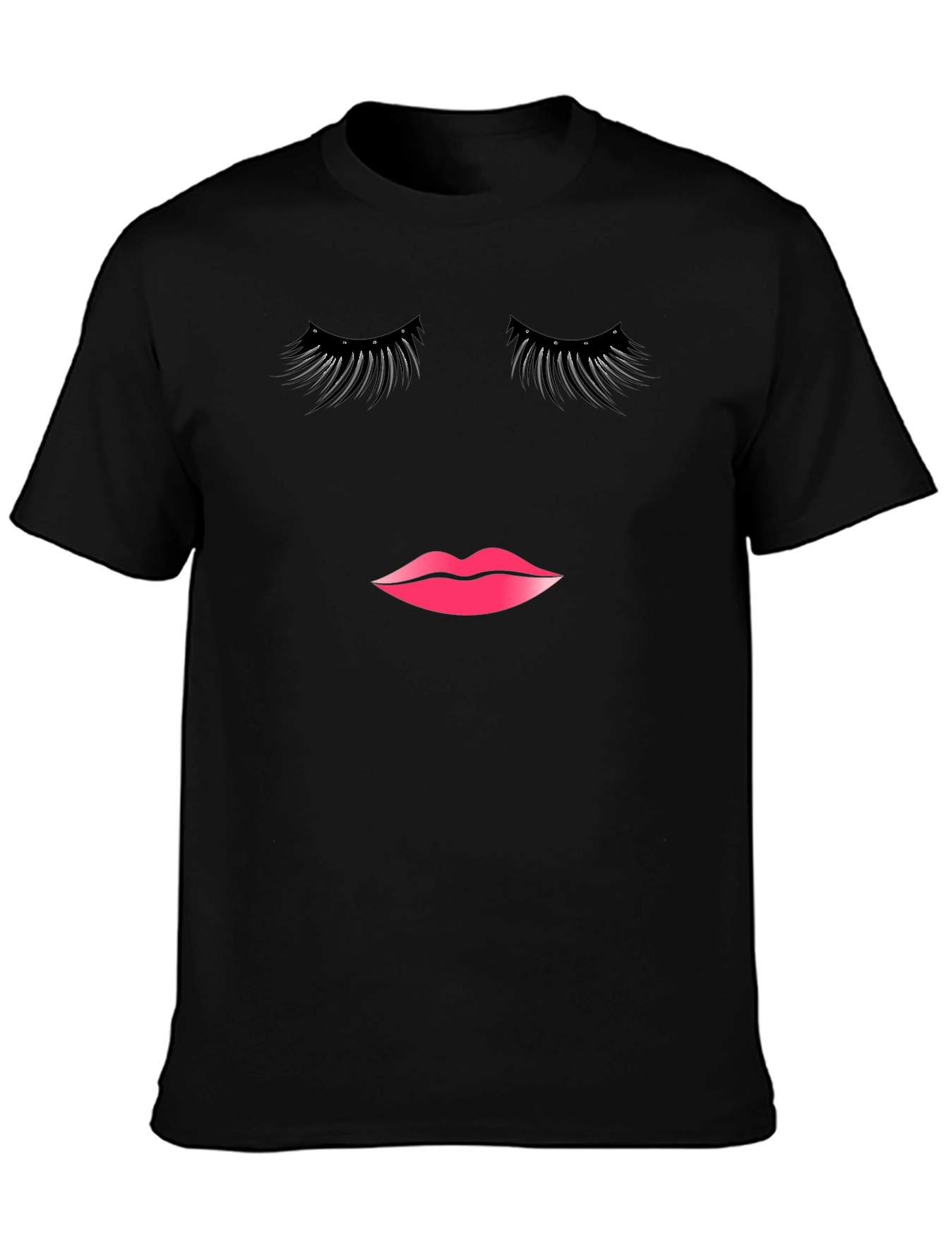 Eyelashes & Lips Graphic T-Shirt