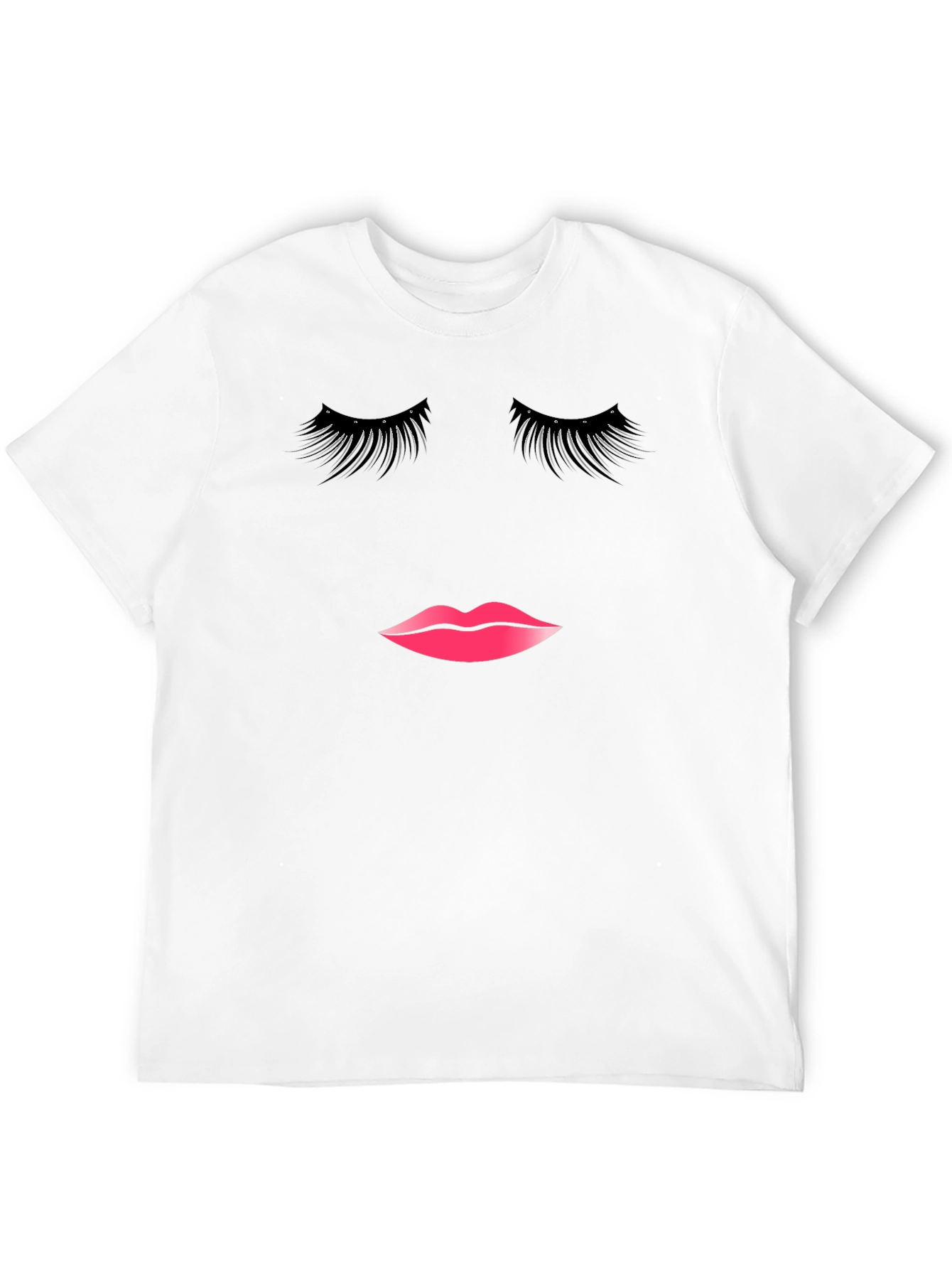 Eyelashes & Lips Graphic T-Shirt