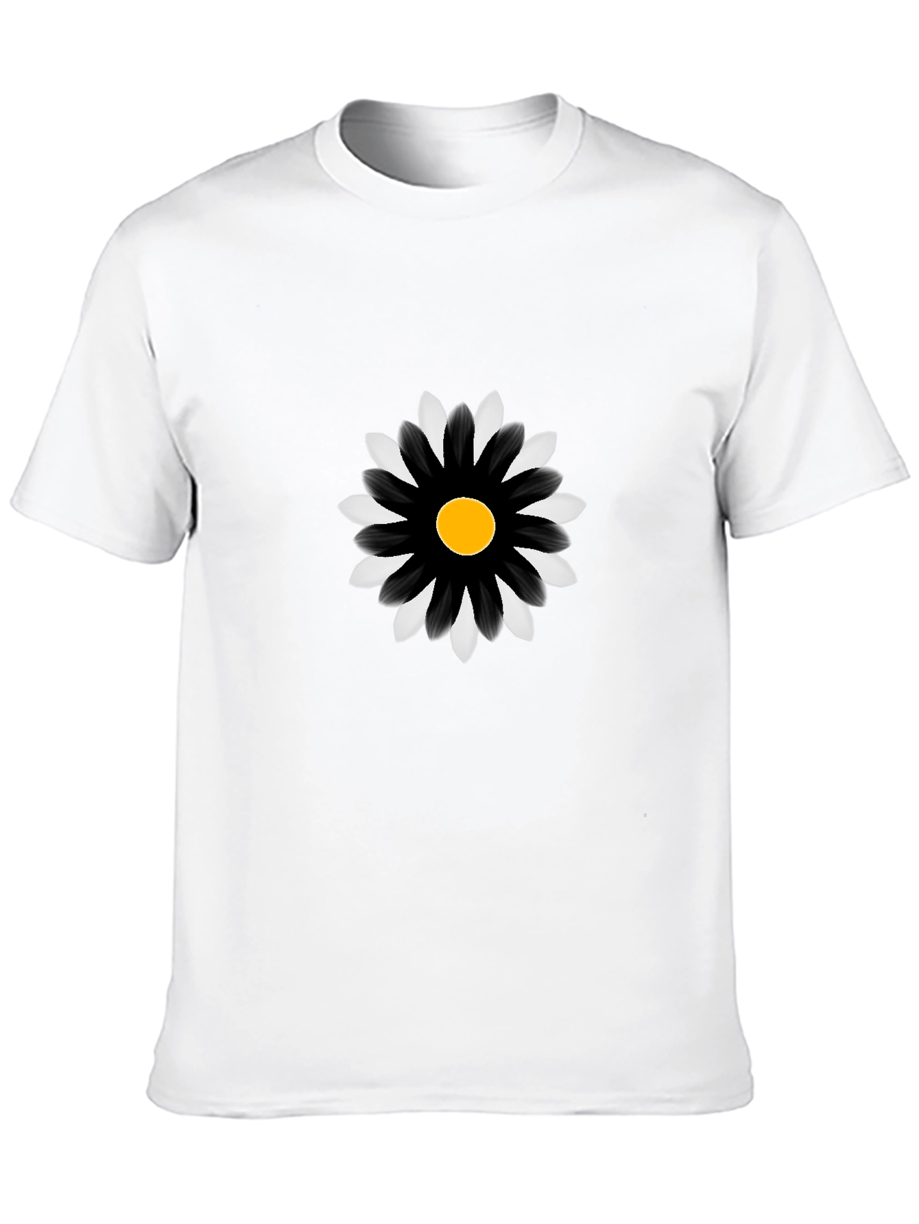 Black Daisy Graphic Tee