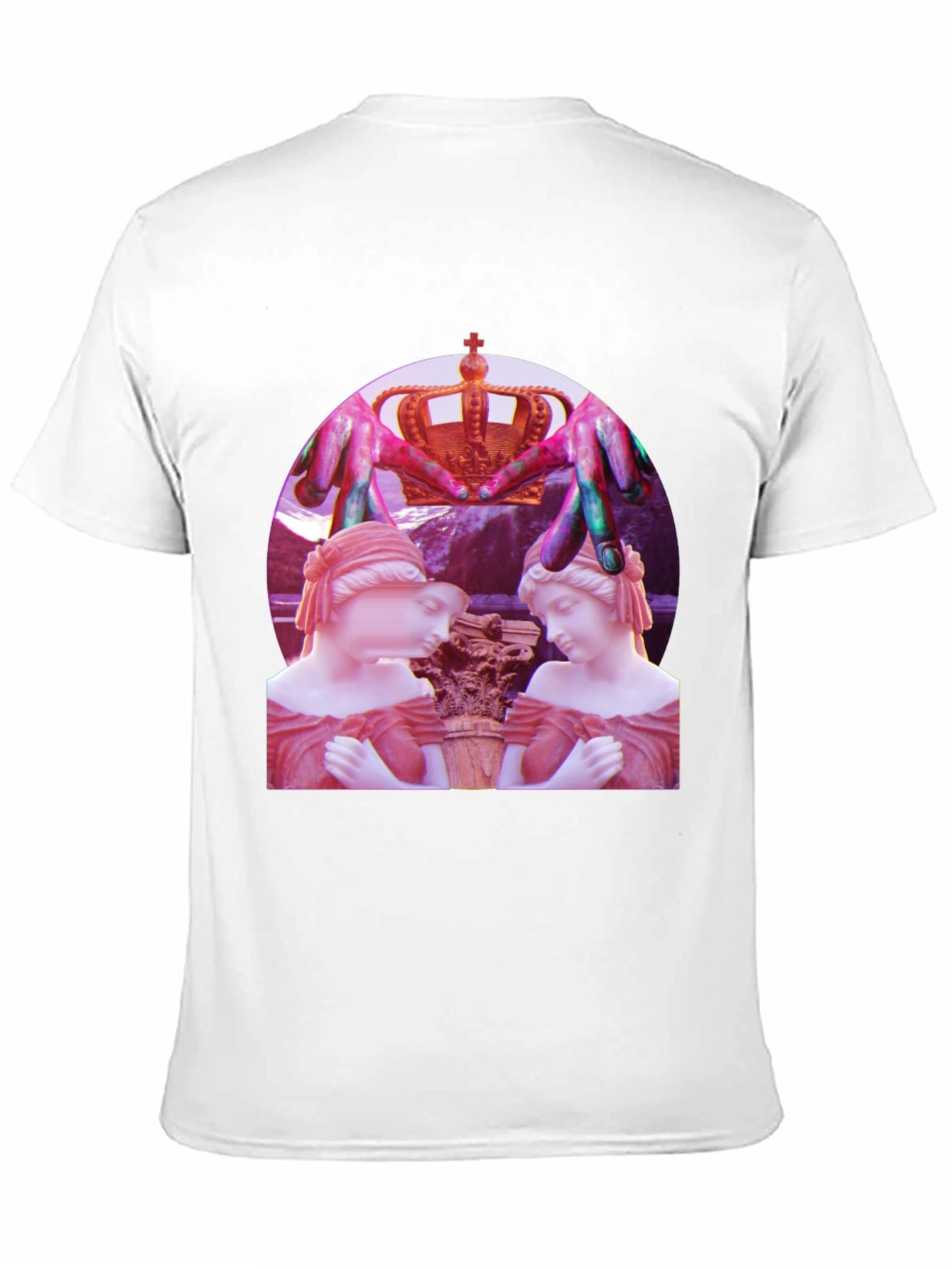 Artistic Statue Graphic Tee - Unique Design