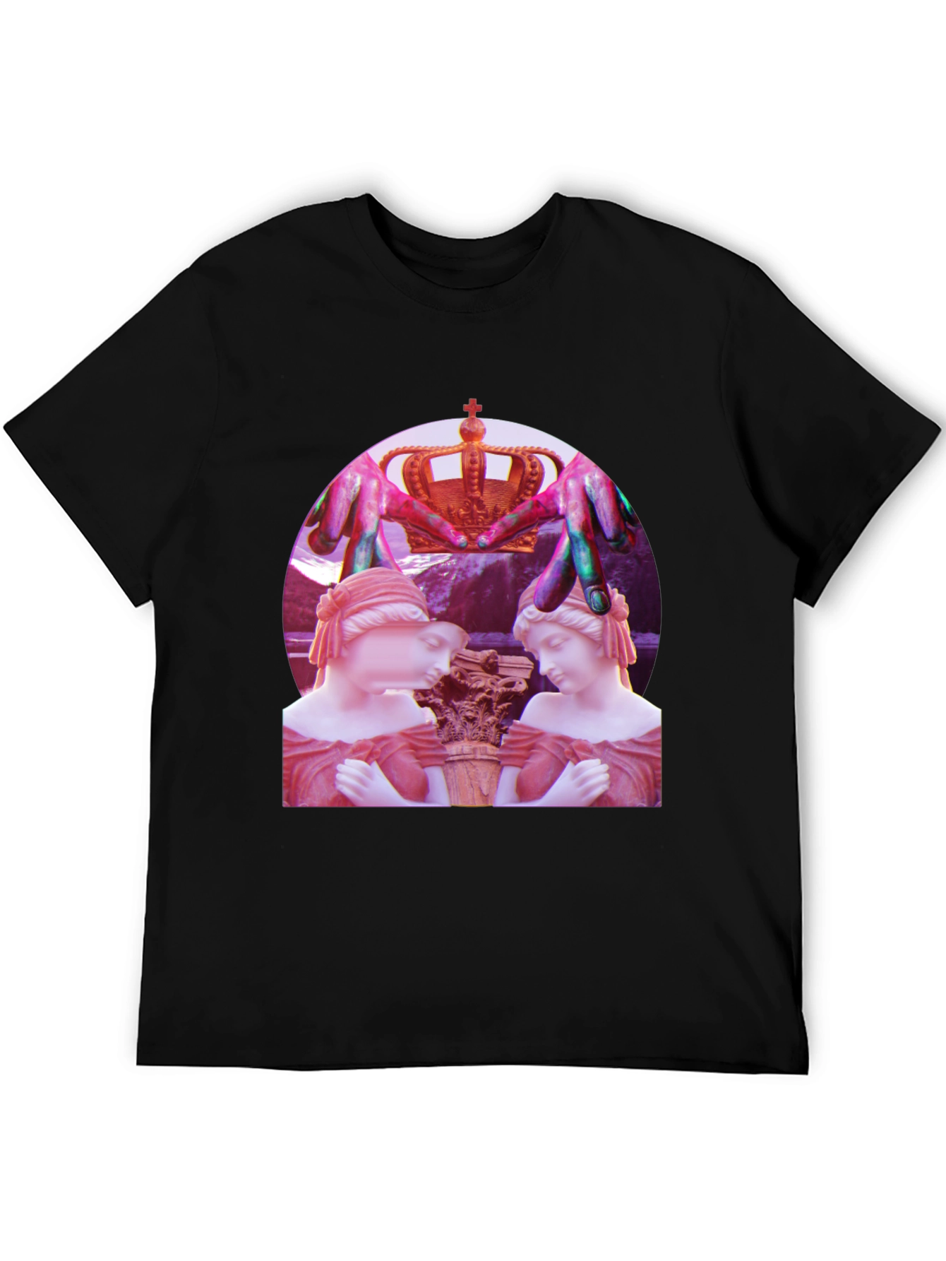 Artistic Statue Graphic Tee - Unique Design