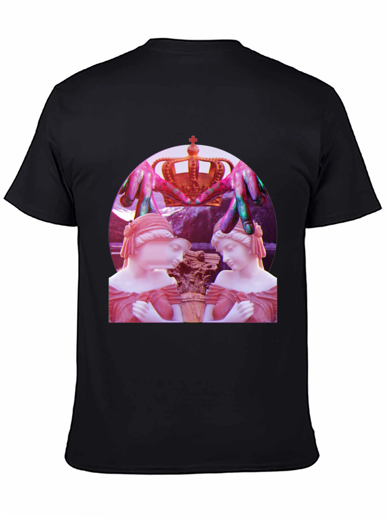 Artistic Statue Graphic Tee - Unique Design