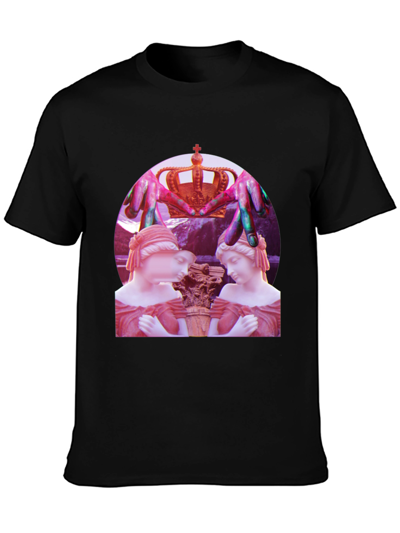 Artistic Statue Graphic Tee - Unique Design