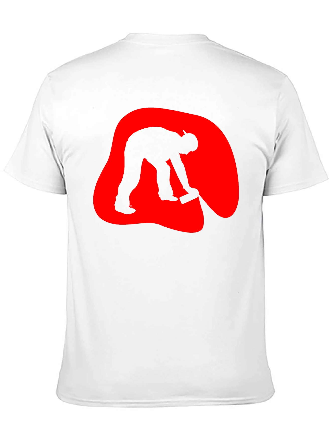Curling Silhouette Graphic T-Shirt