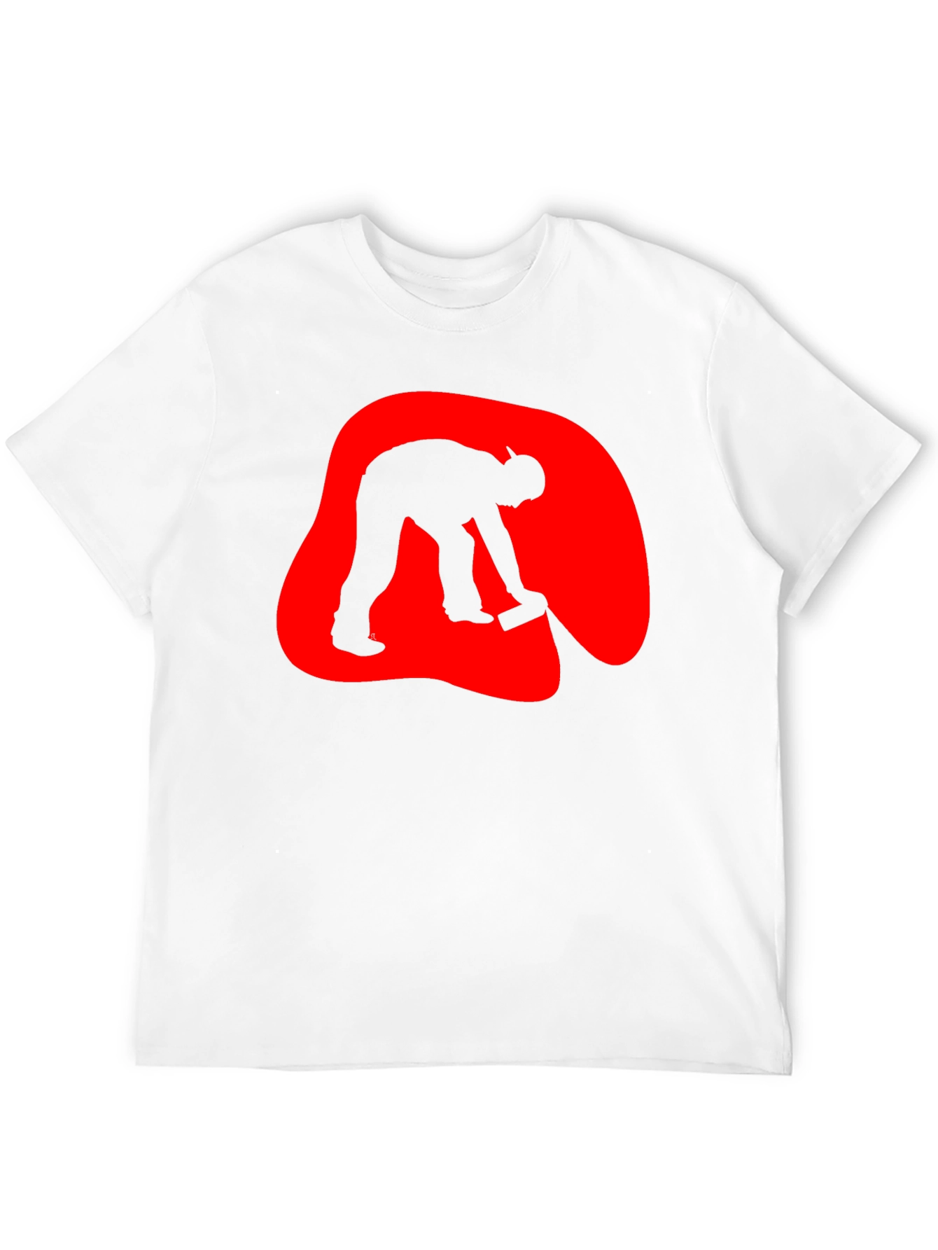 Curling Silhouette Graphic T-Shirt