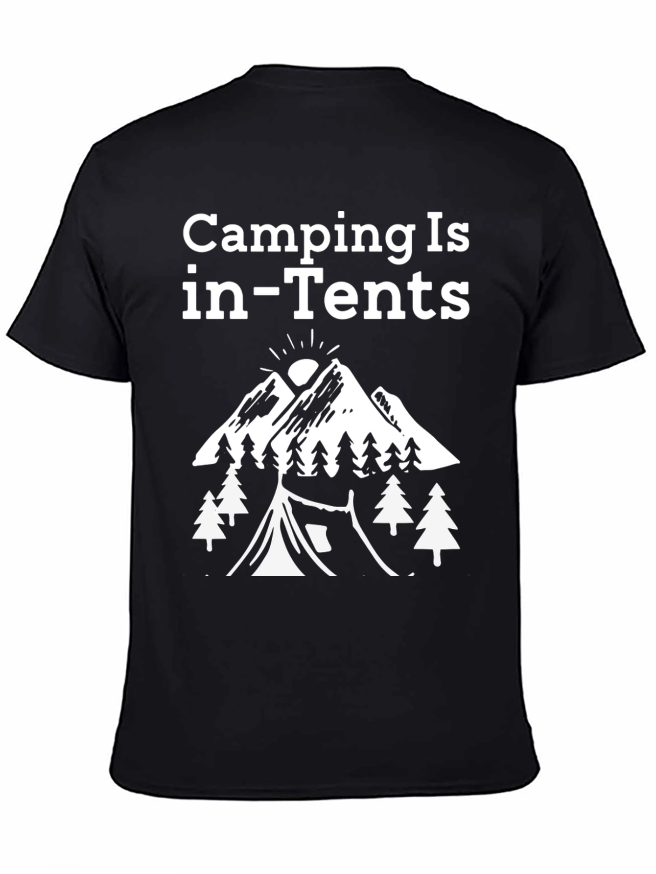 Camping Is in-Tents Graphic Tee