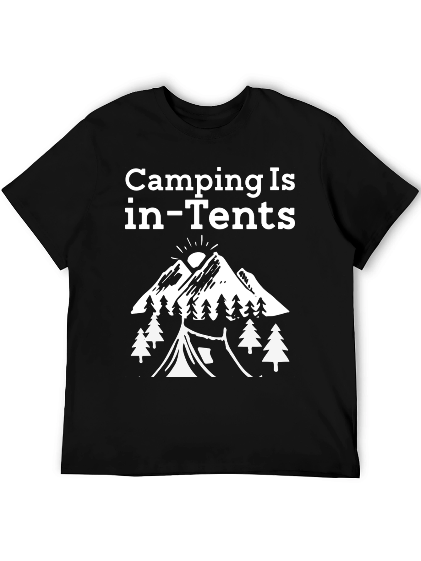 Camping Is in-Tents Graphic Tee