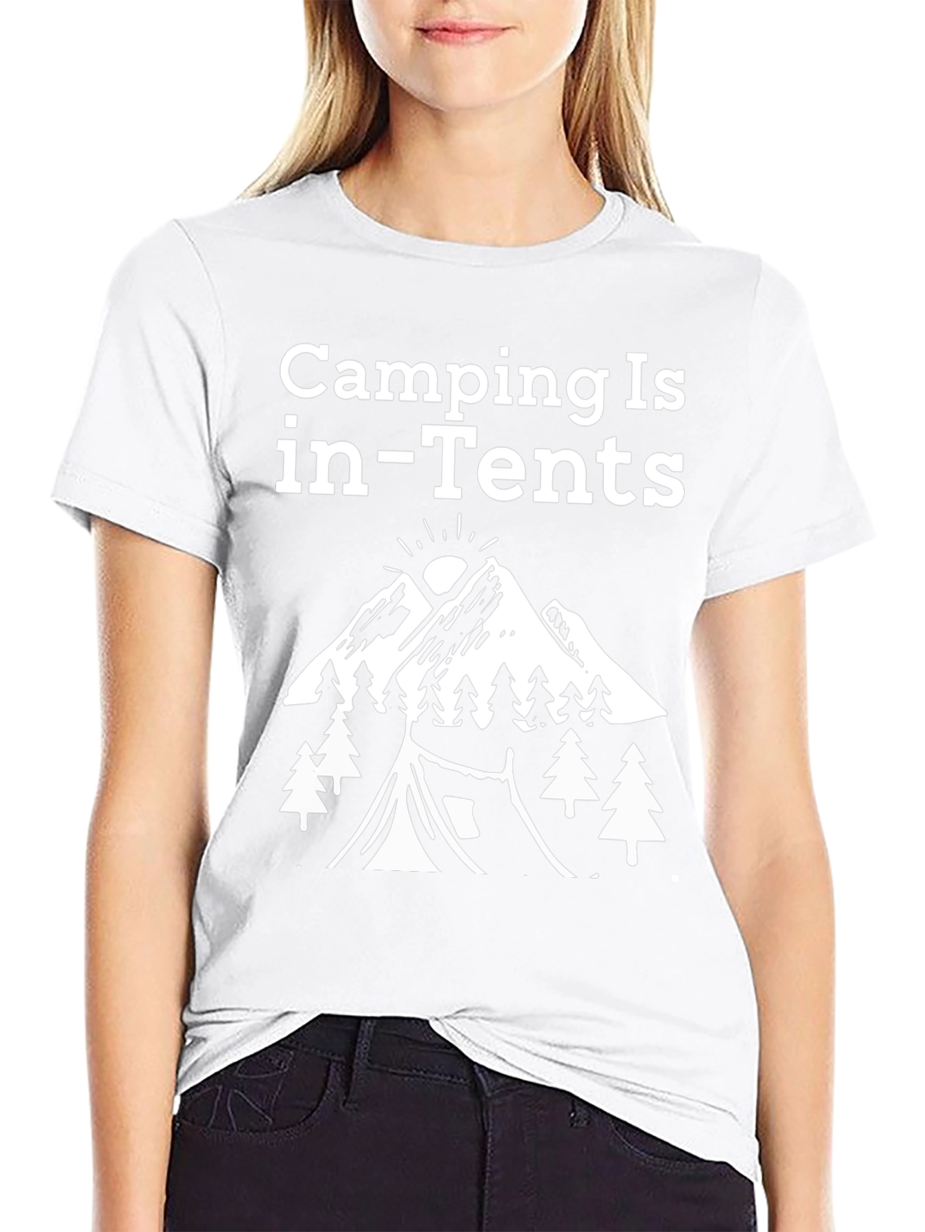 Camping Is in-Tents Graphic Tee