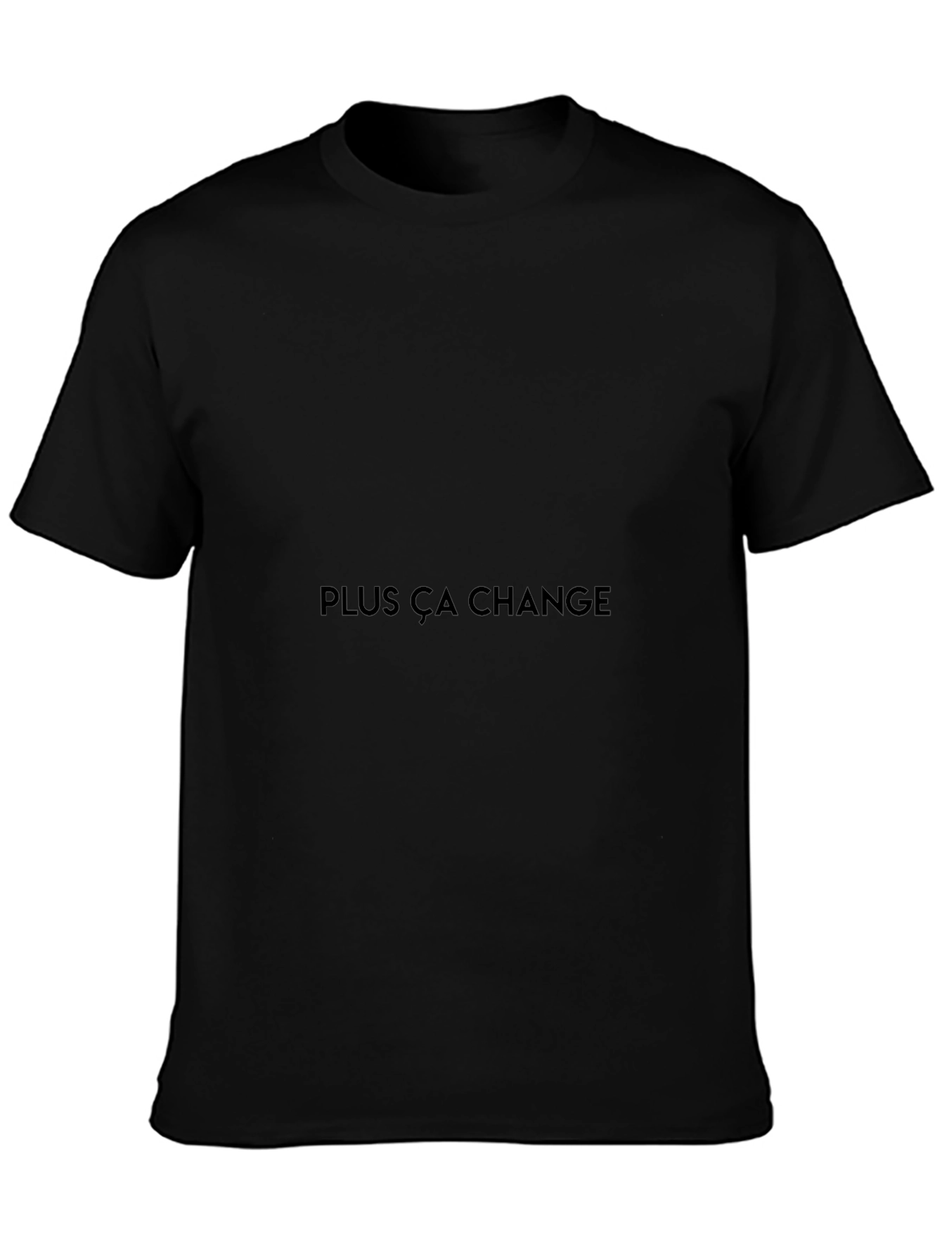 Plus Ça Change Black T-Shirt