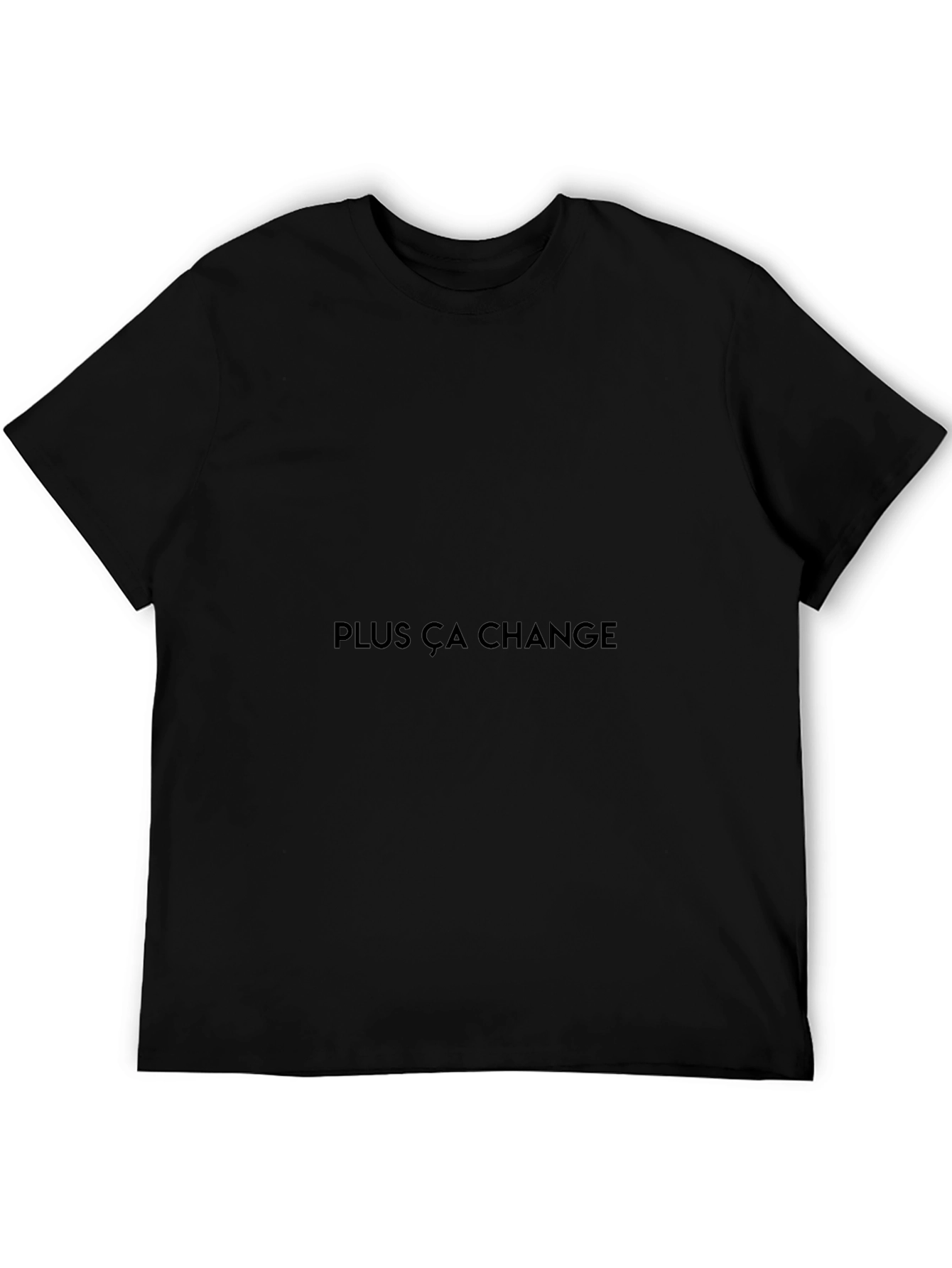 Plus Ça Change Black T-Shirt