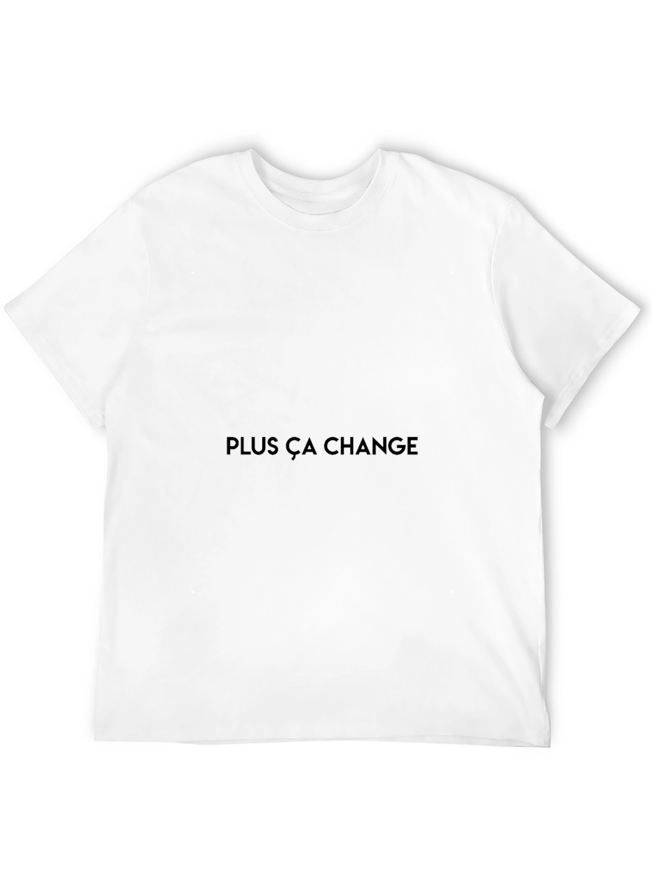 Plus Ça Change Black T-Shirt