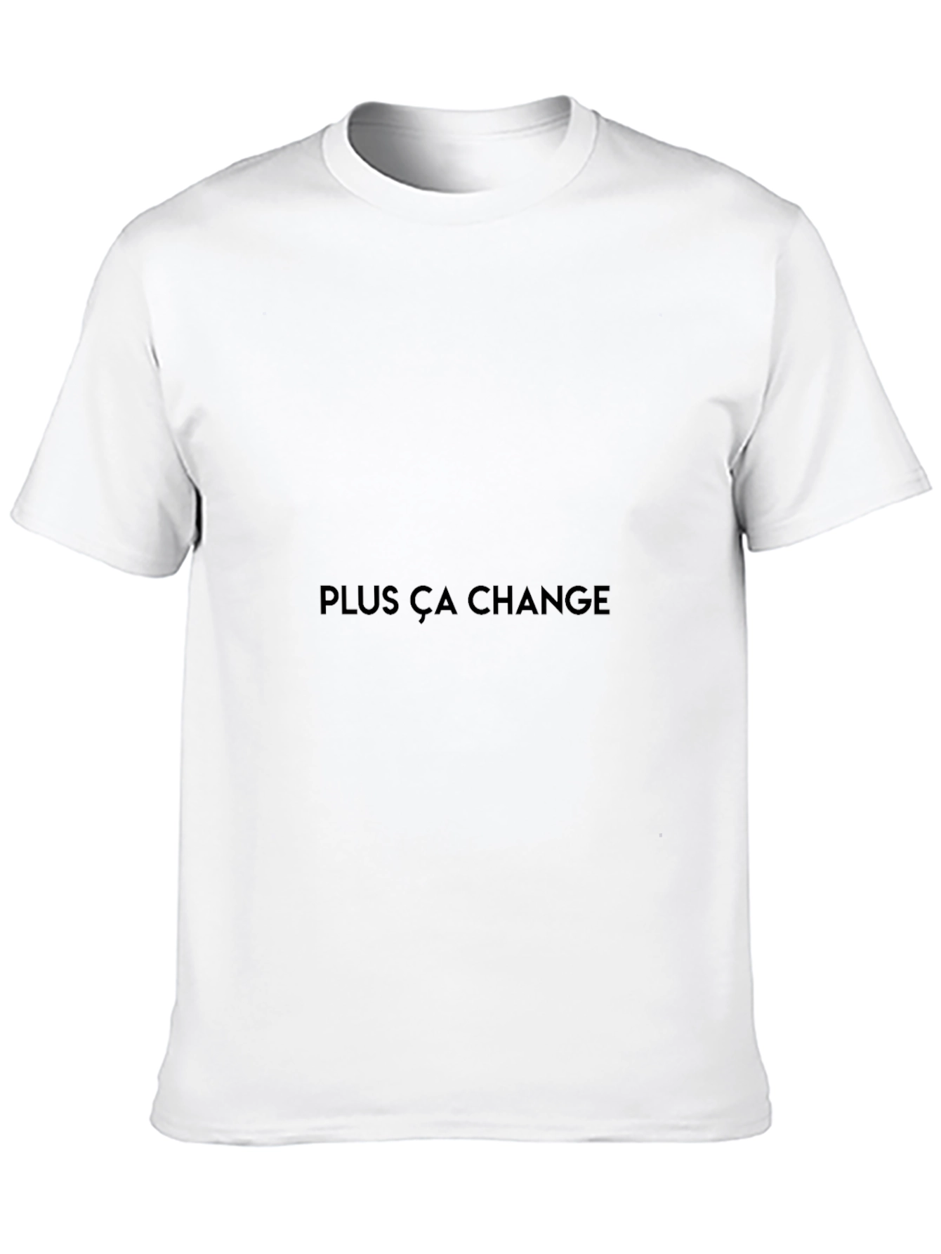 Plus Ça Change Black T-Shirt
