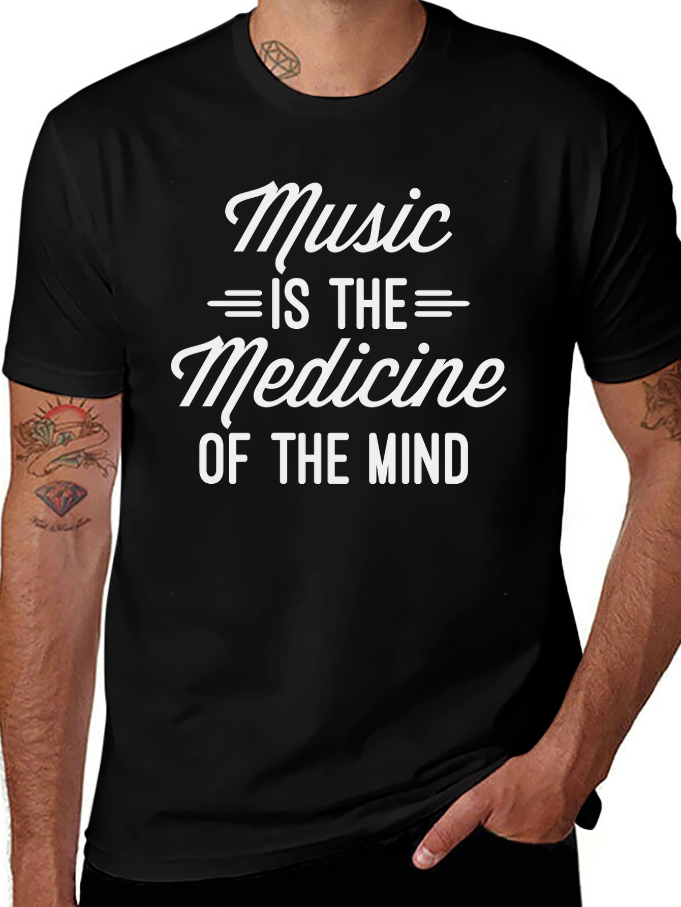 Music is the Medicine of the Mind T-Shirt