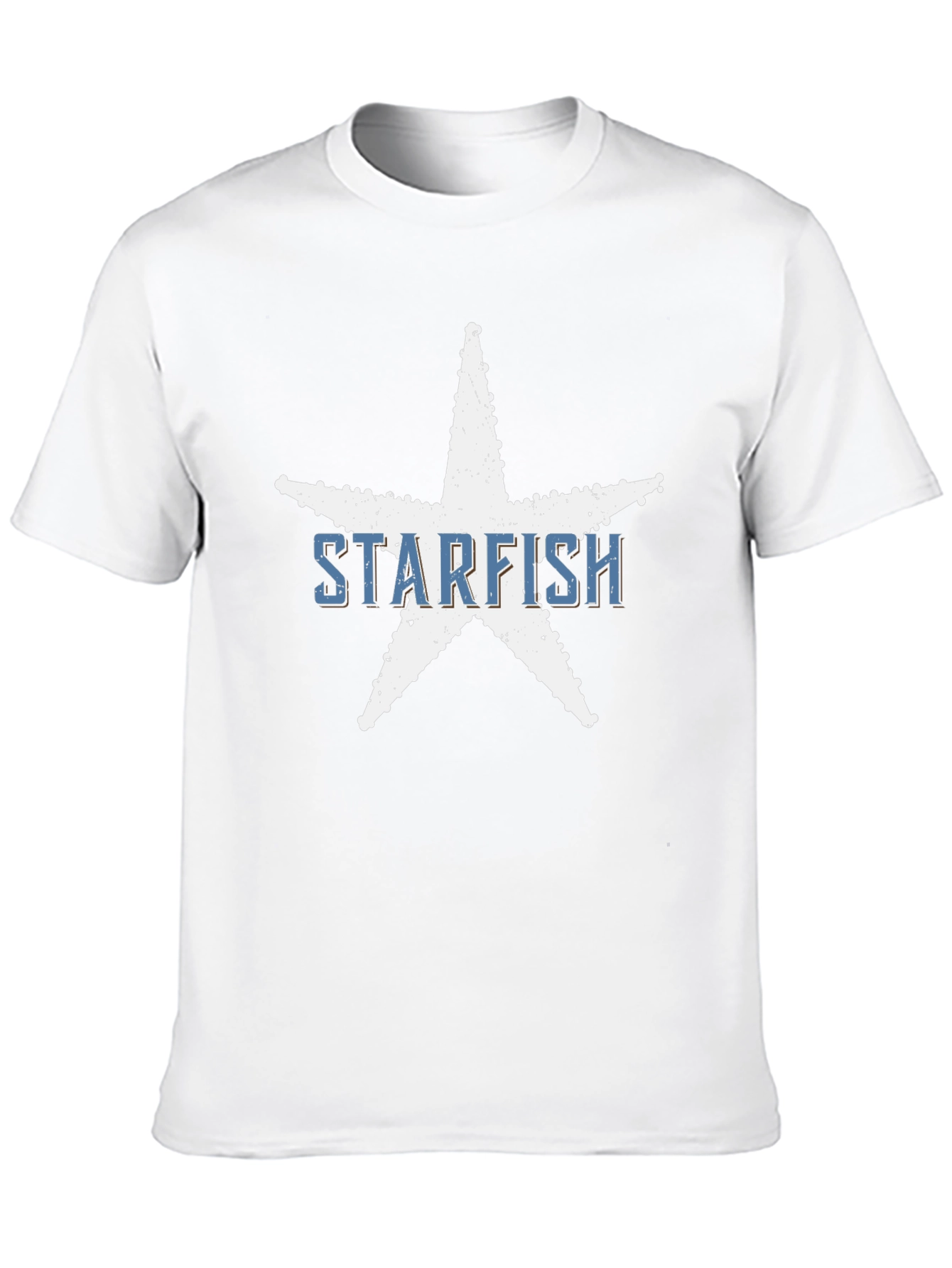 Starfish Graphic Tee - Coastal Style Black T-Shirt