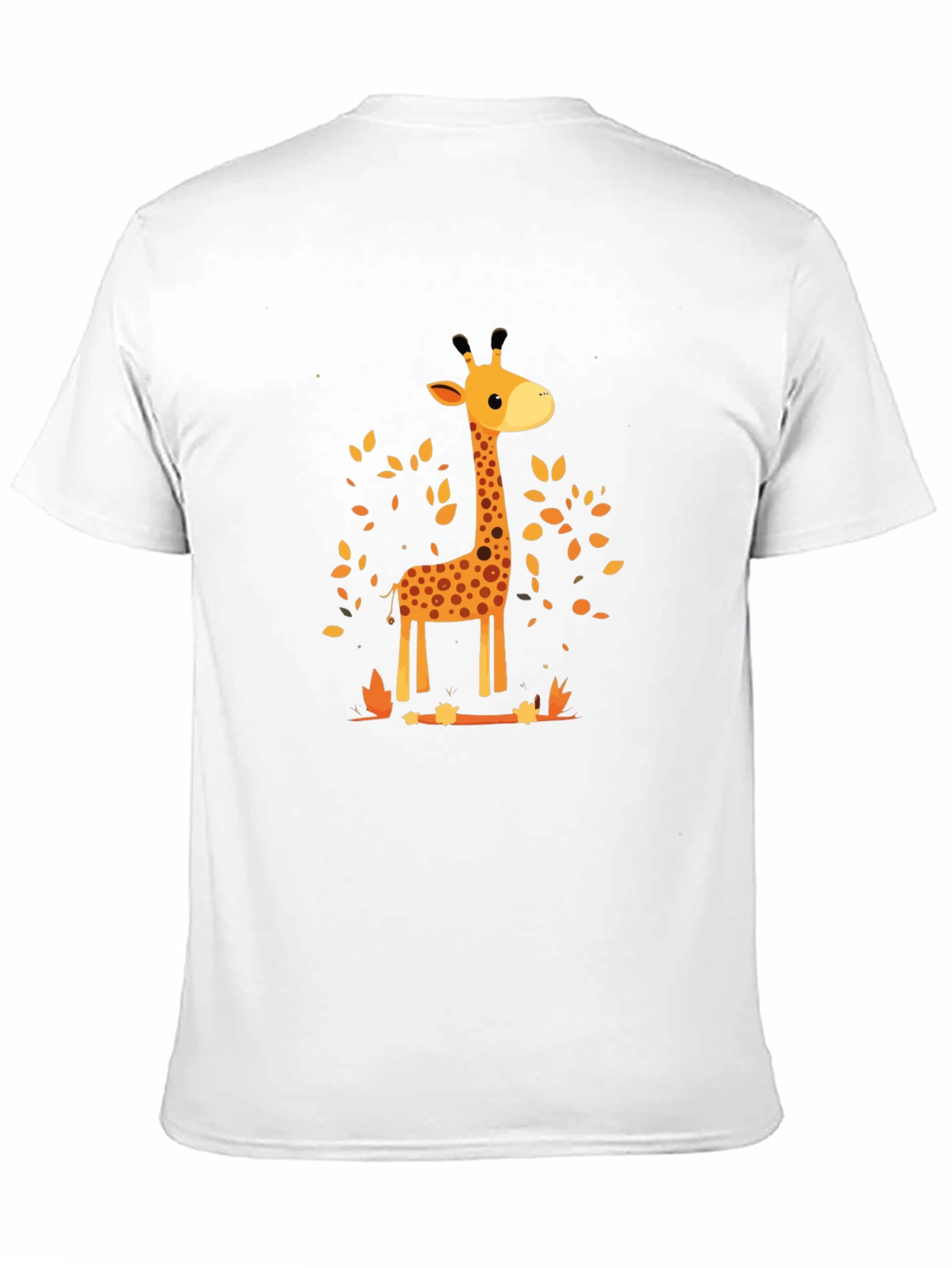 Giraffe Print Crewneck T-Shirt