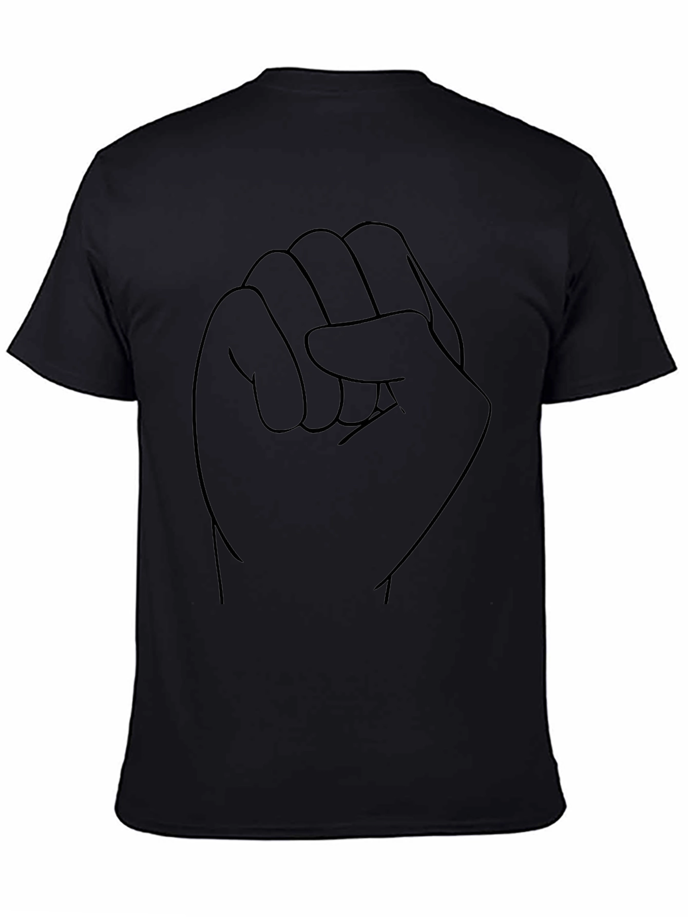 Black Fist Graphic Tee - Solidarity Statement T-Shirt