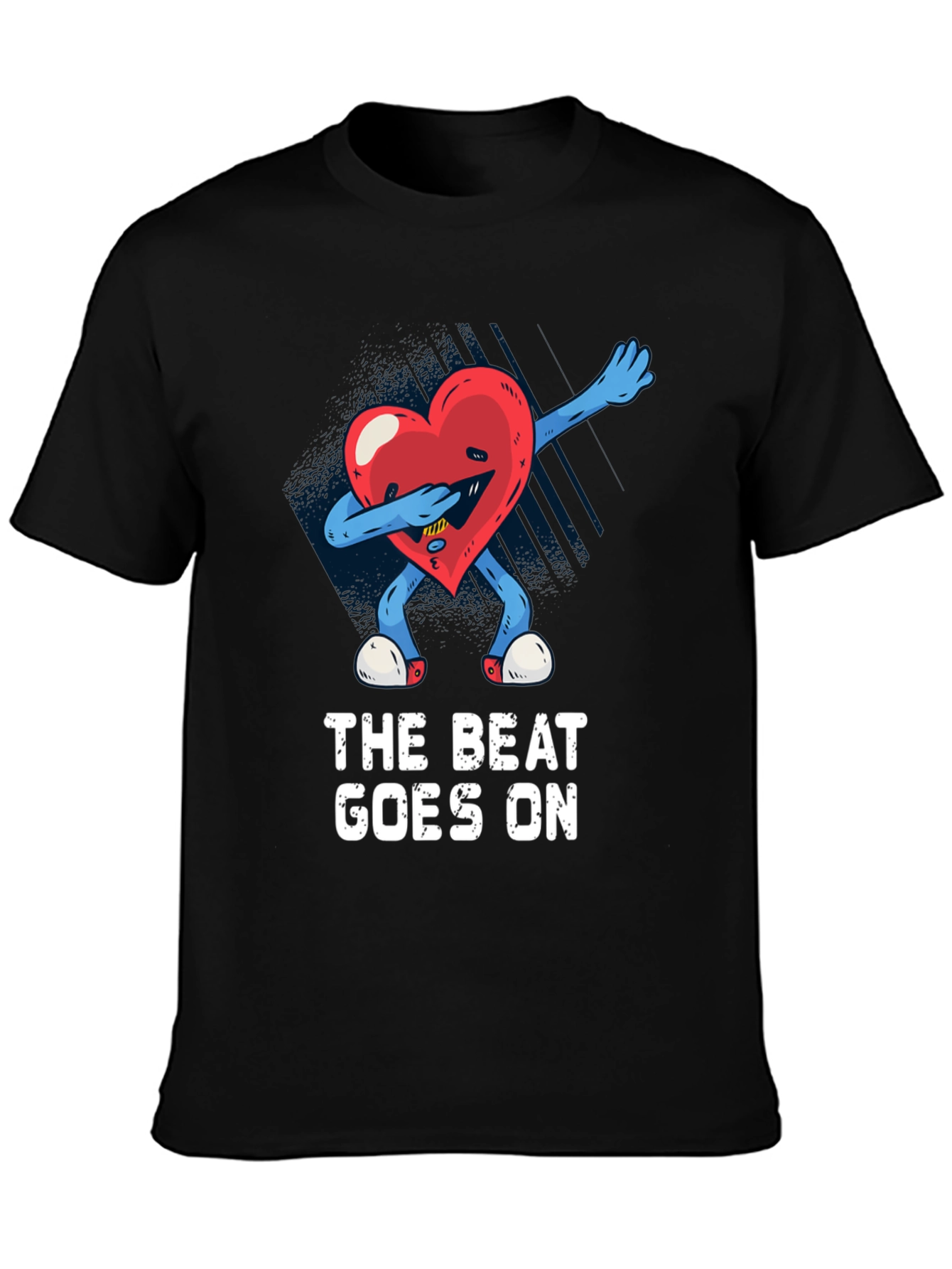 The Beat Goes On Heart Dab T-Shirt