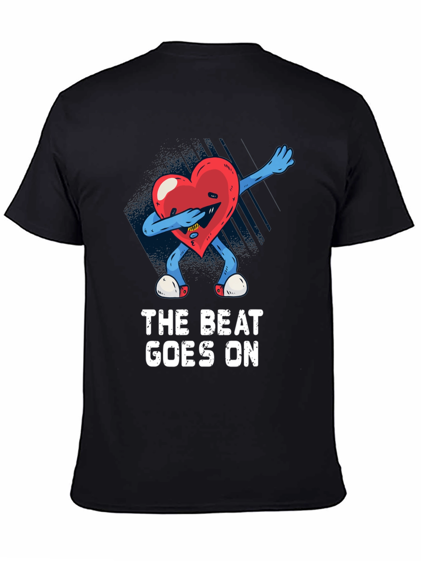 The Beat Goes On Heart Dab T-Shirt