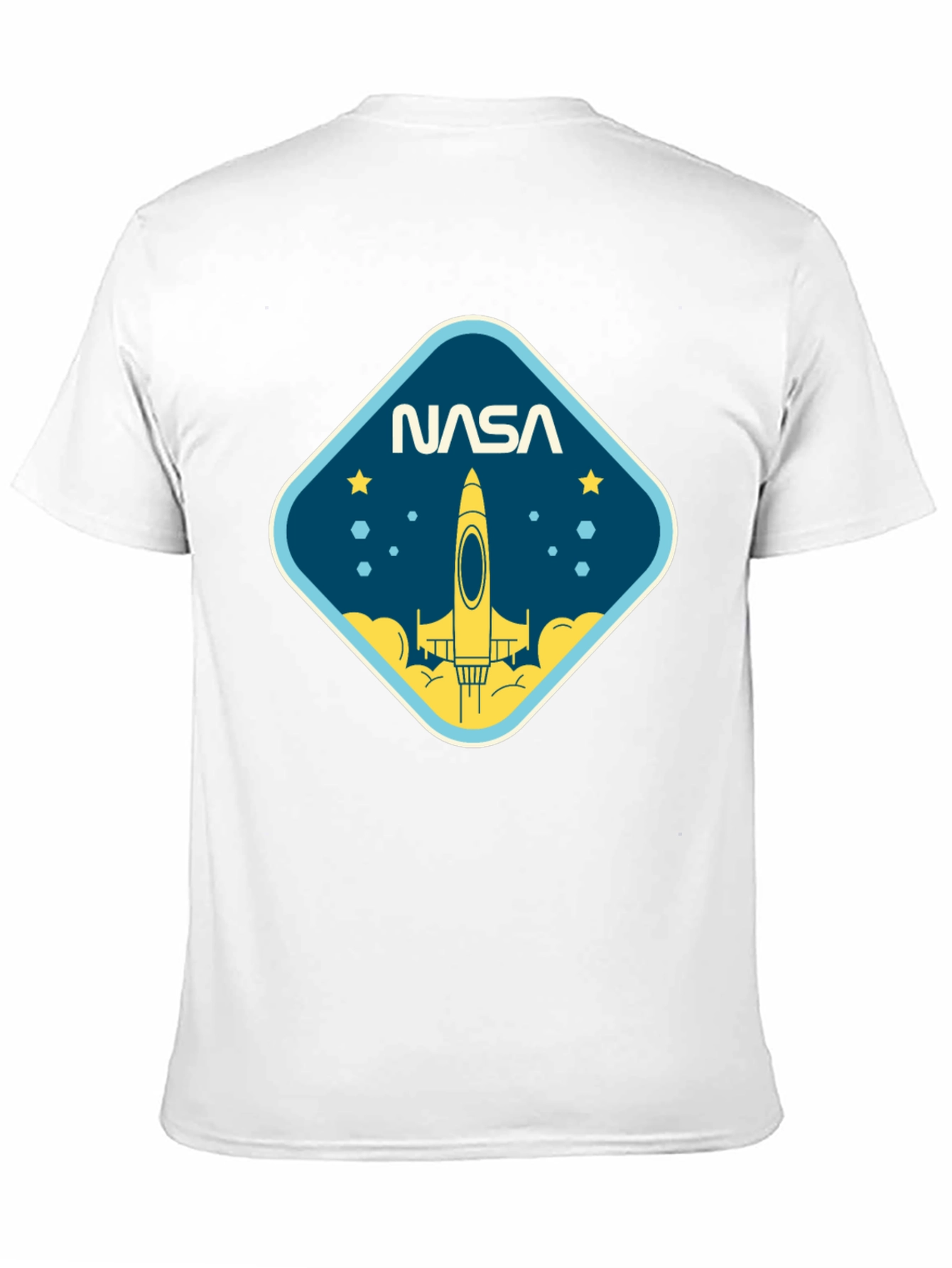 NASA Rocket Launch Graphic T-Shirt