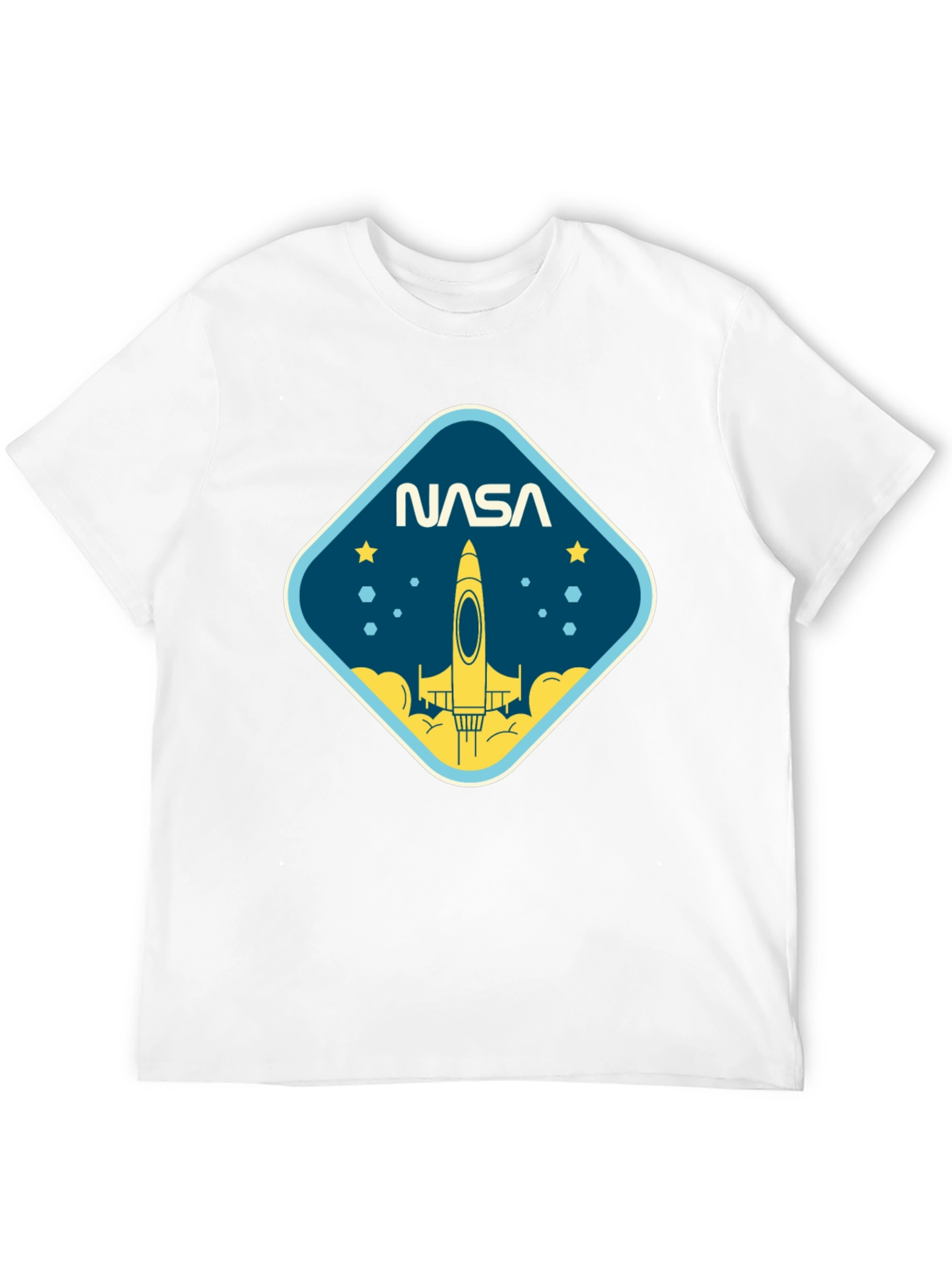 NASA Rocket Launch Graphic T-Shirt