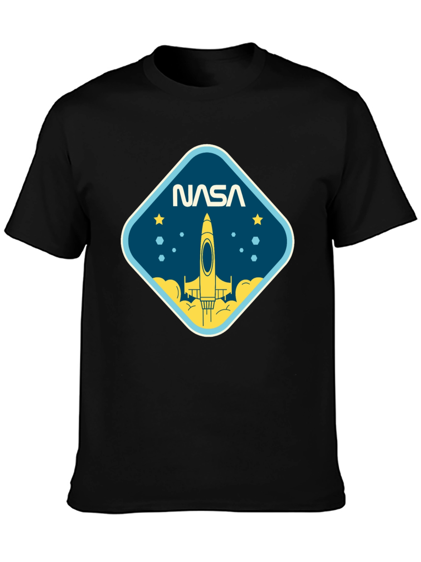 NASA Rocket Launch Graphic T-Shirt
