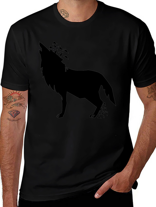 Wolf Graphic Black T-Shirt