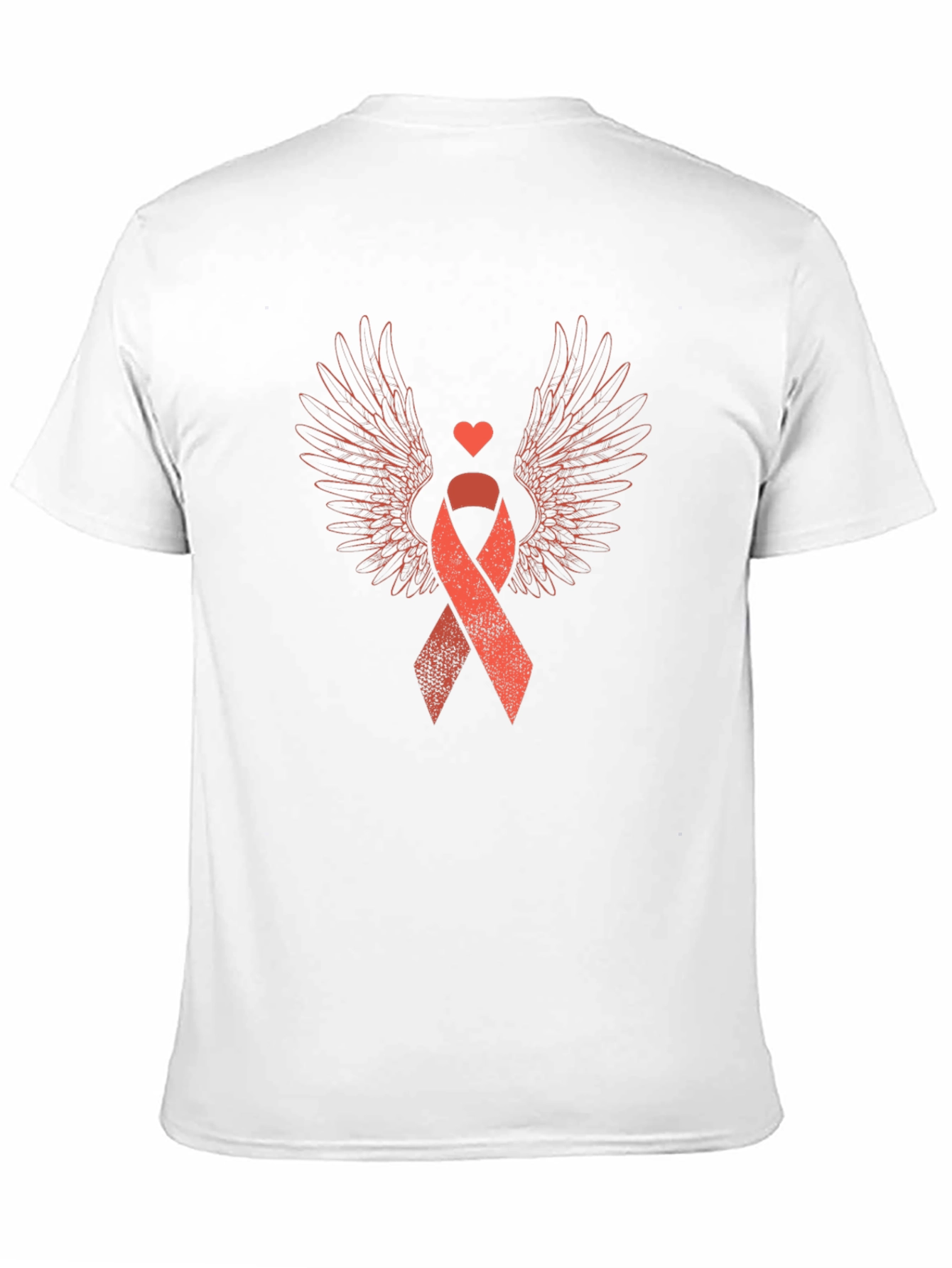 Heart & Wings Awareness Ribbon Graphic Tee