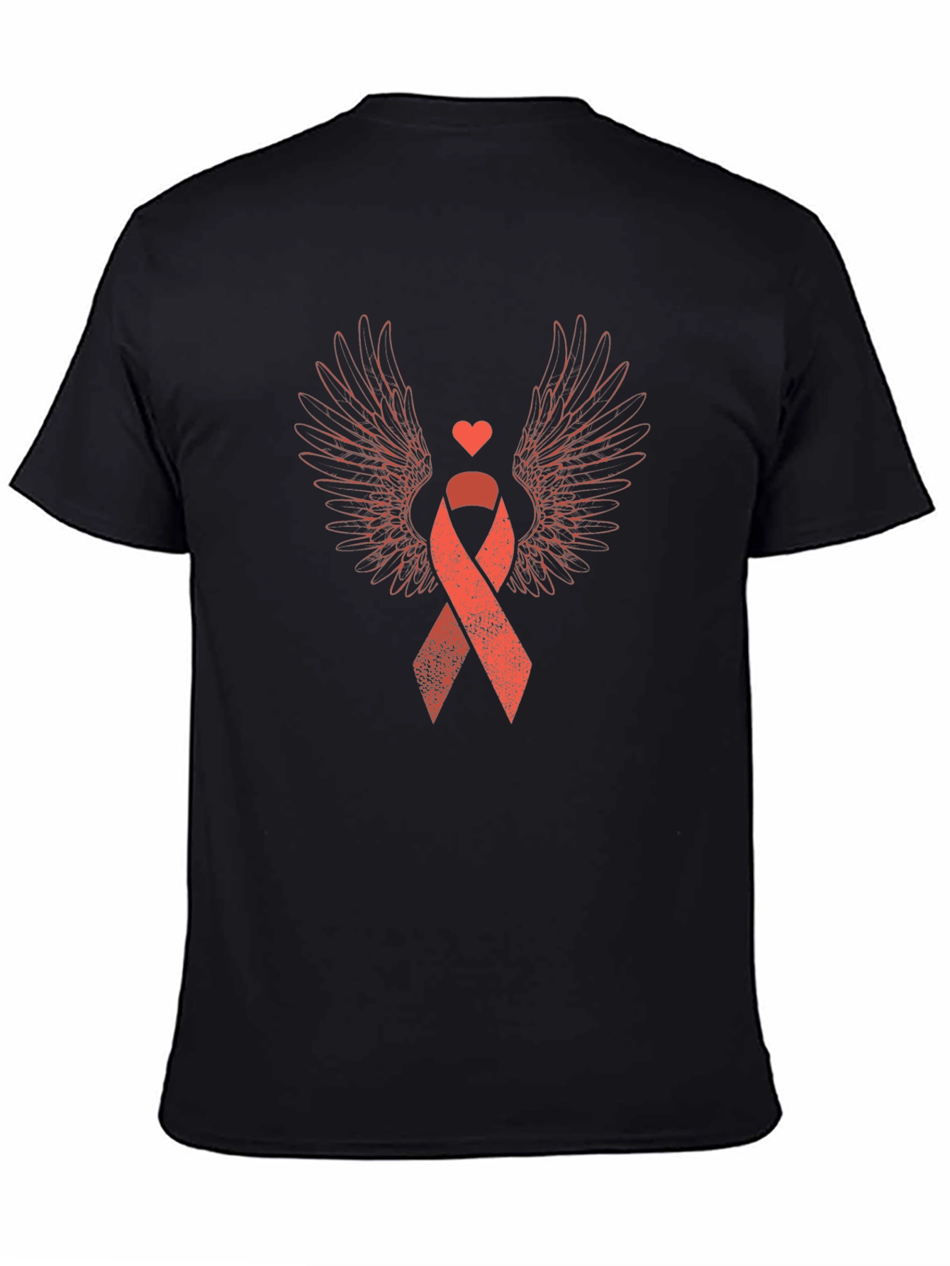 Heart & Wings Awareness Ribbon Graphic Tee