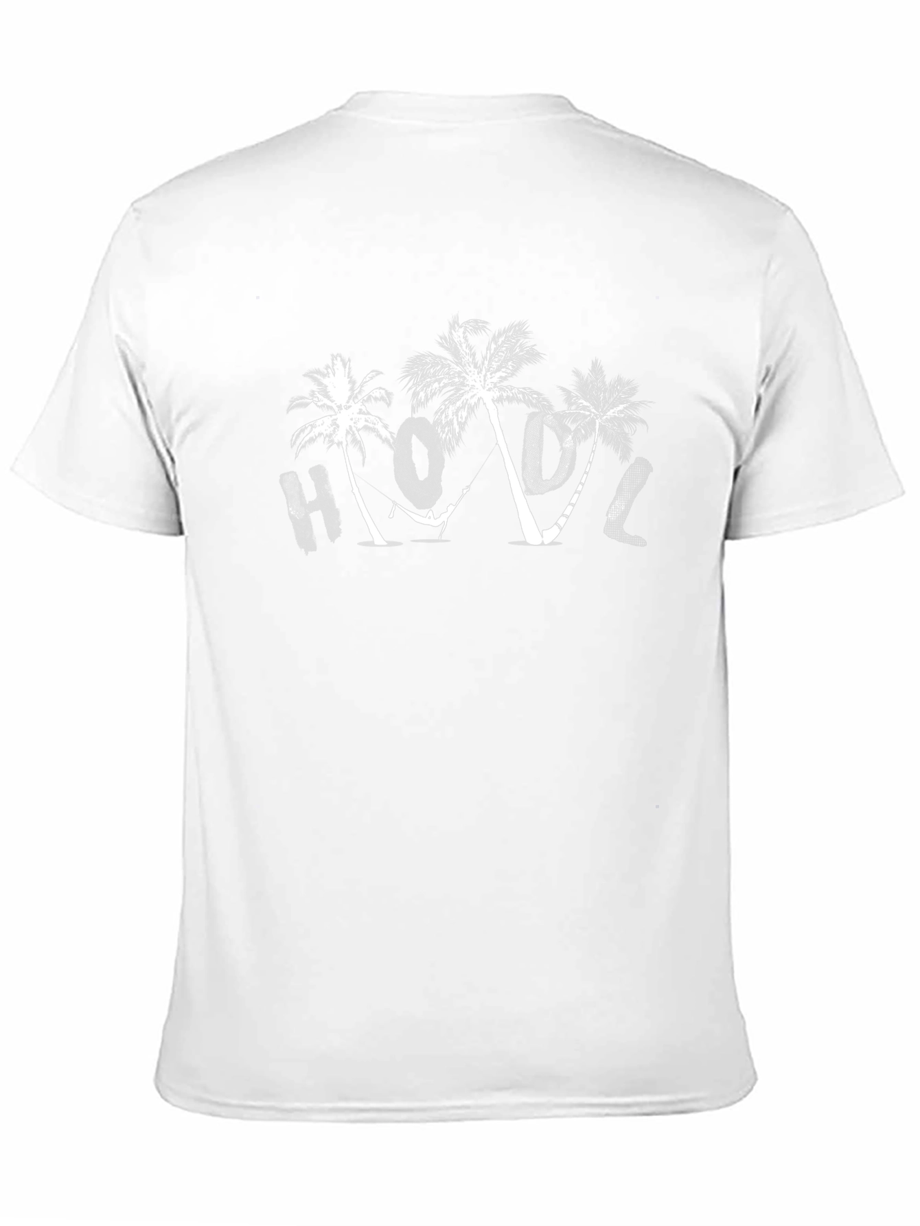 Tropical HODL Black T-Shirt
