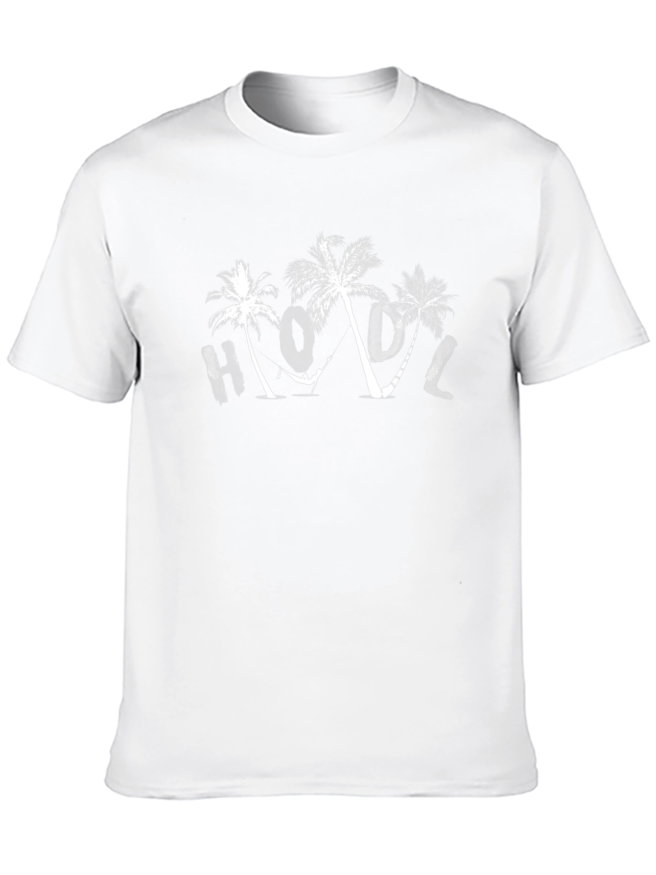 Tropical HODL Black T-Shirt